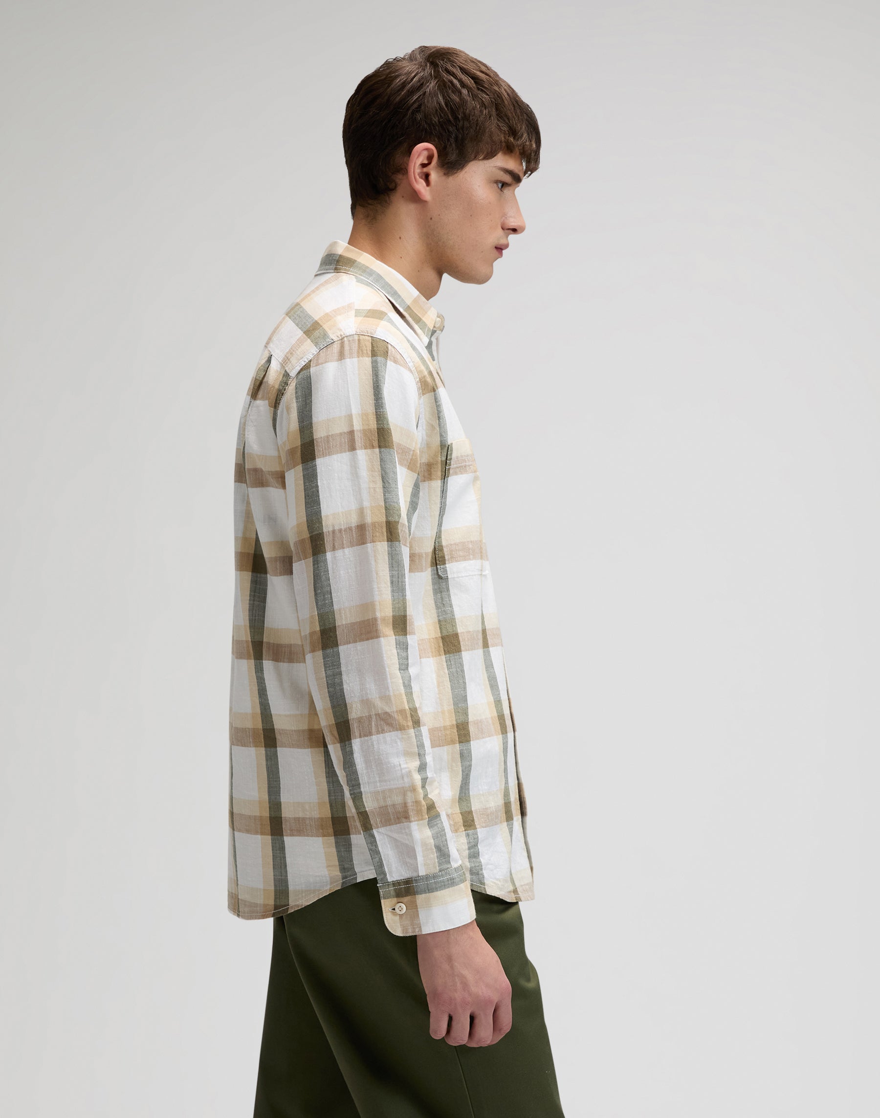 Workwear Shirt 2.0 in Oak Moss Plaid Hemden Lee