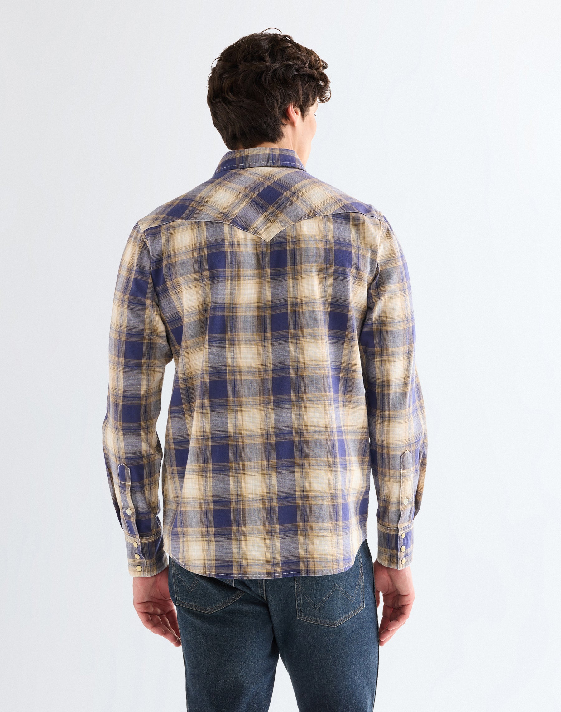 Western Indigo Shirt in Mood Indigo