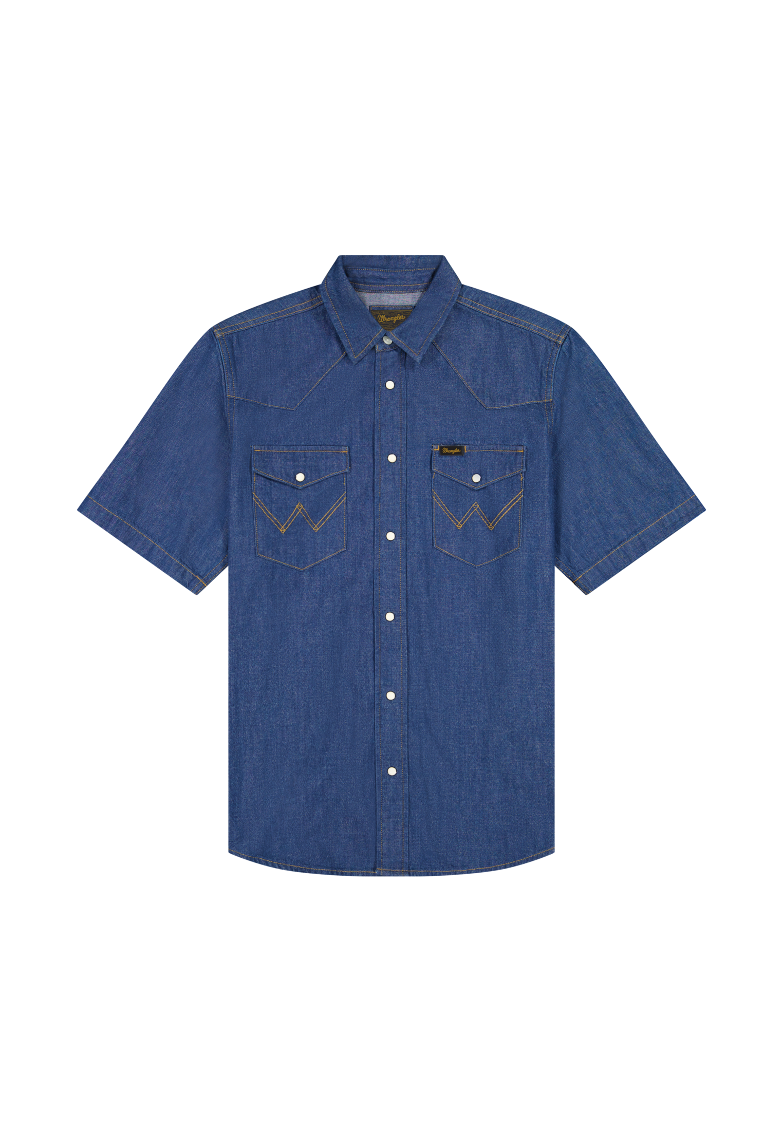 Shortsleeve Western Shirt in Caroline Creek Hemden Wrangler