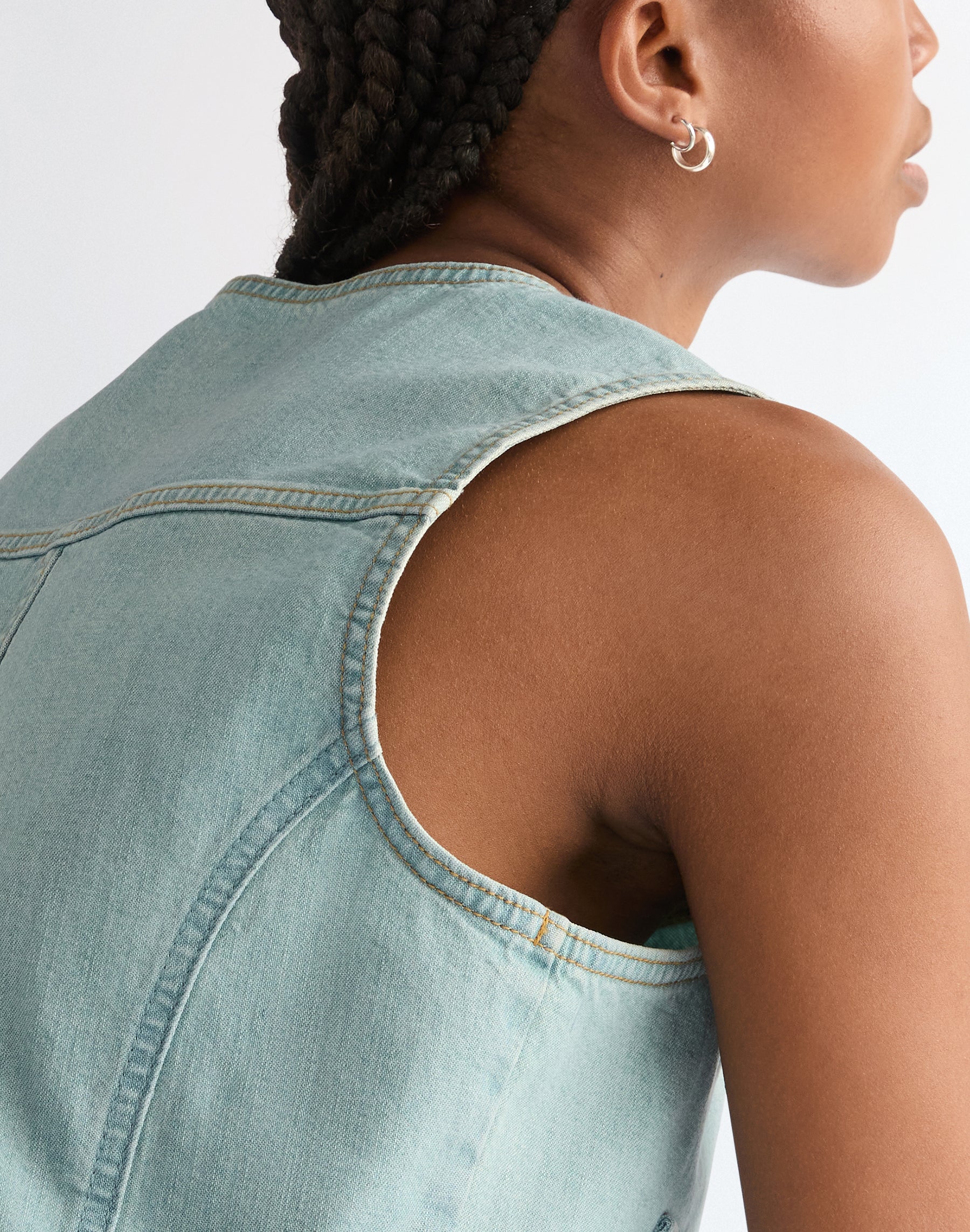 Country Estate Vest in Pale Denim Jacken Wrangler