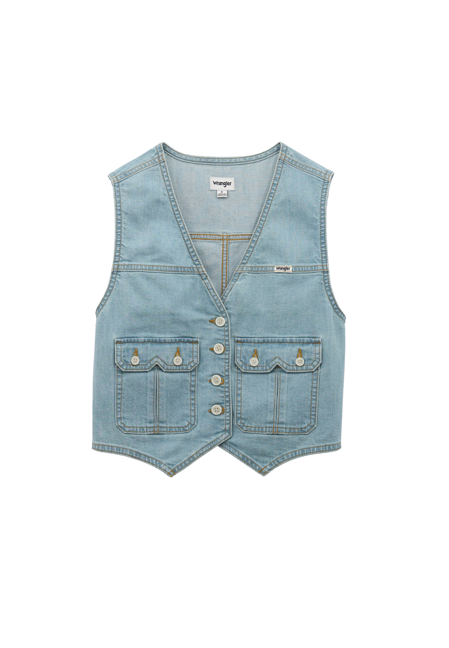 Country Estate Vest in Pale Denim Jacken Wrangler