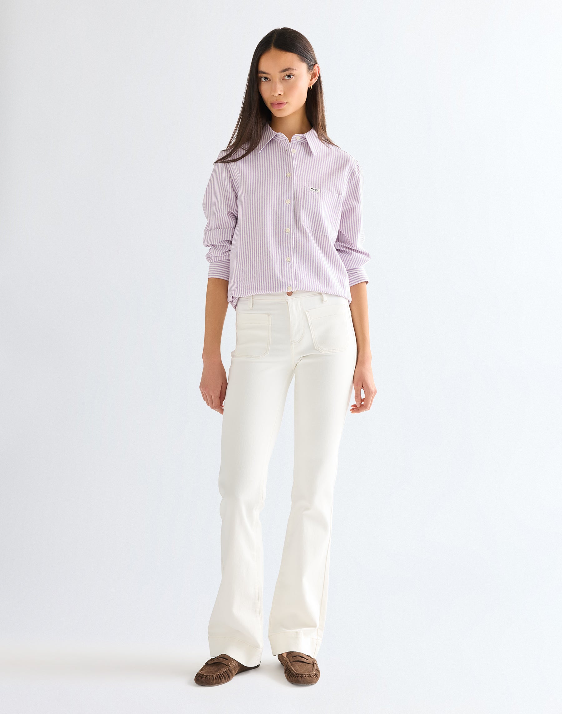 1 Pocket Shirt in Bellflower Hemden Wrangler