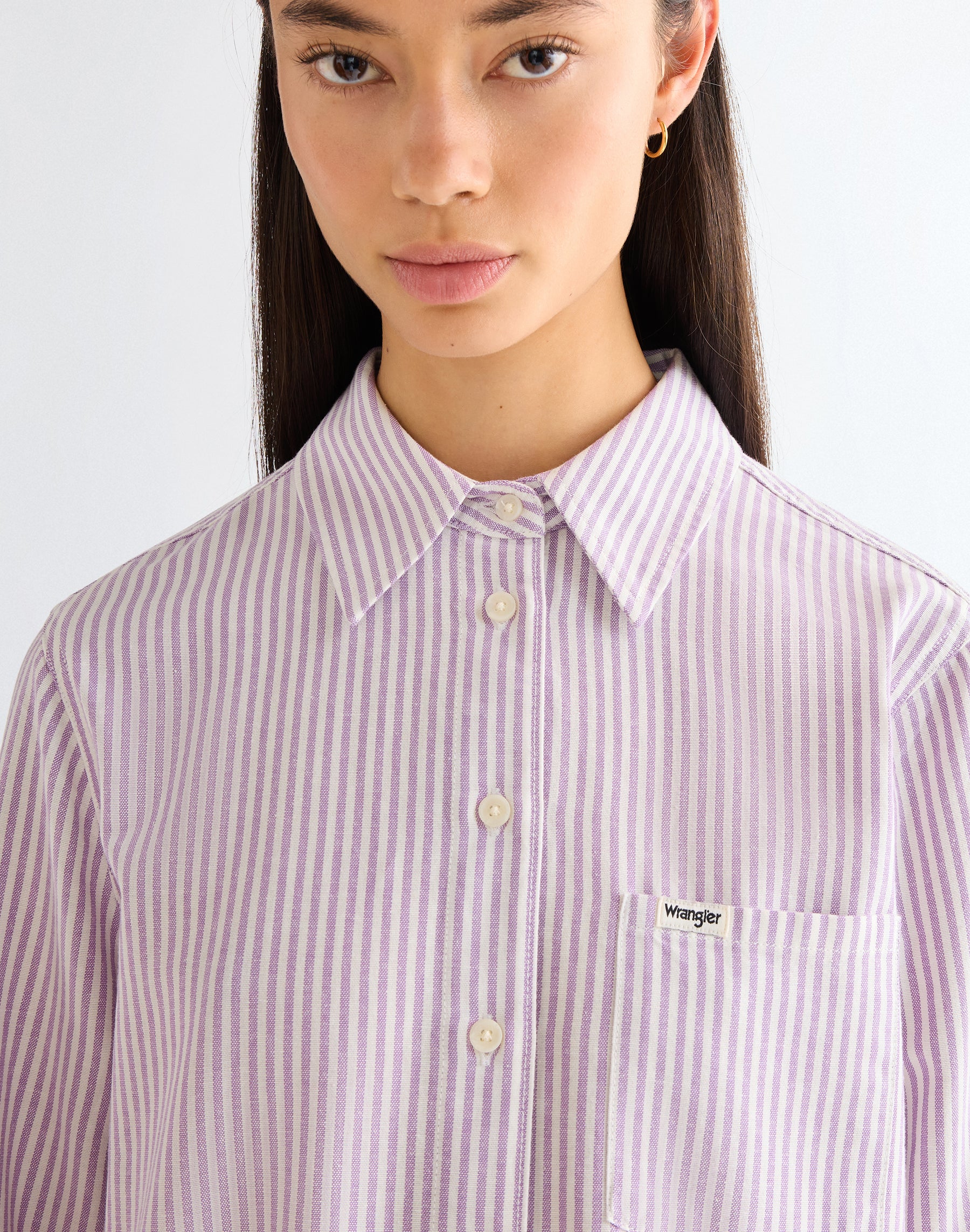 1 Pocket Shirt in Bellflower Hemden Wrangler