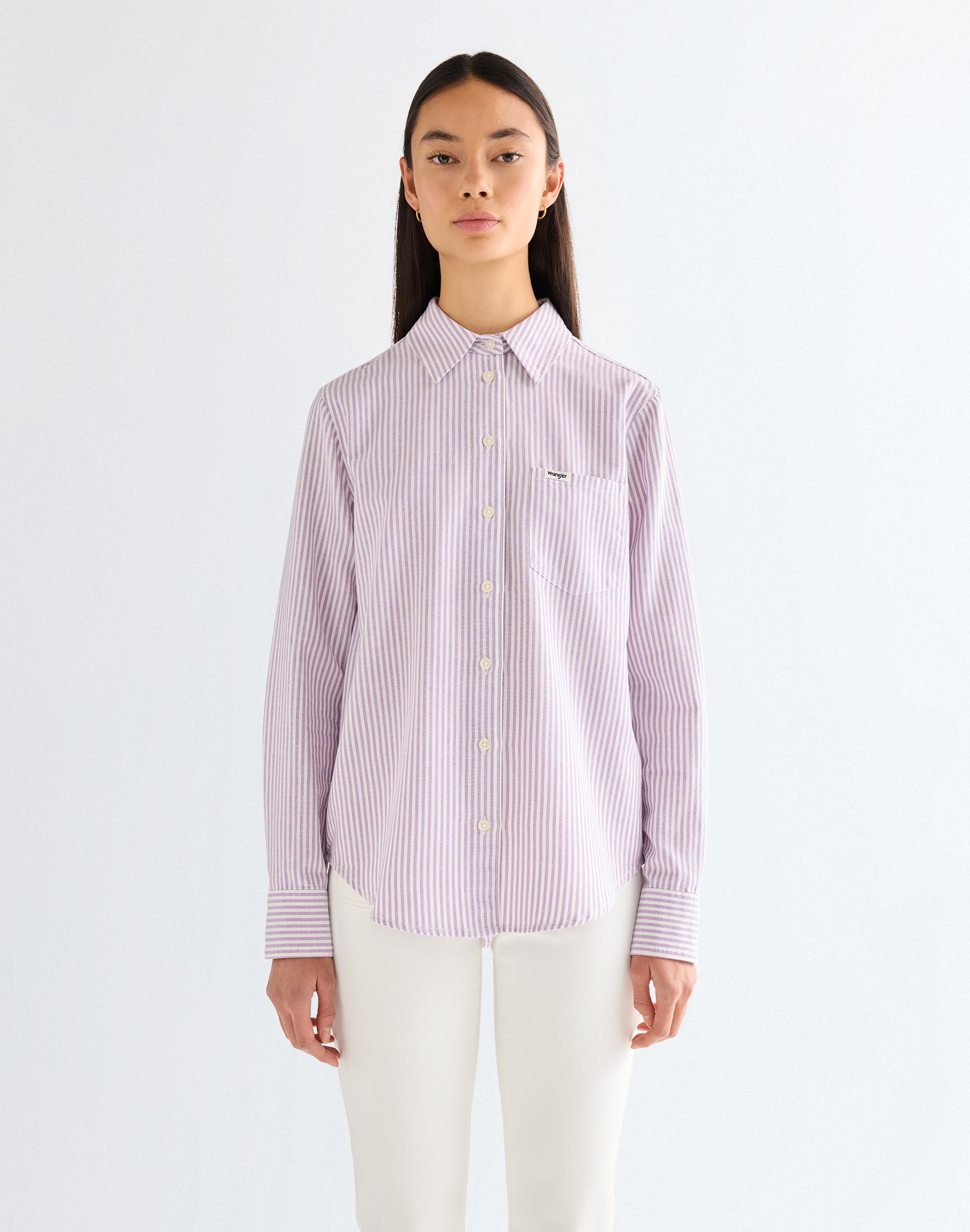 1 Pocket Shirt in Bellflower Hemden Wrangler