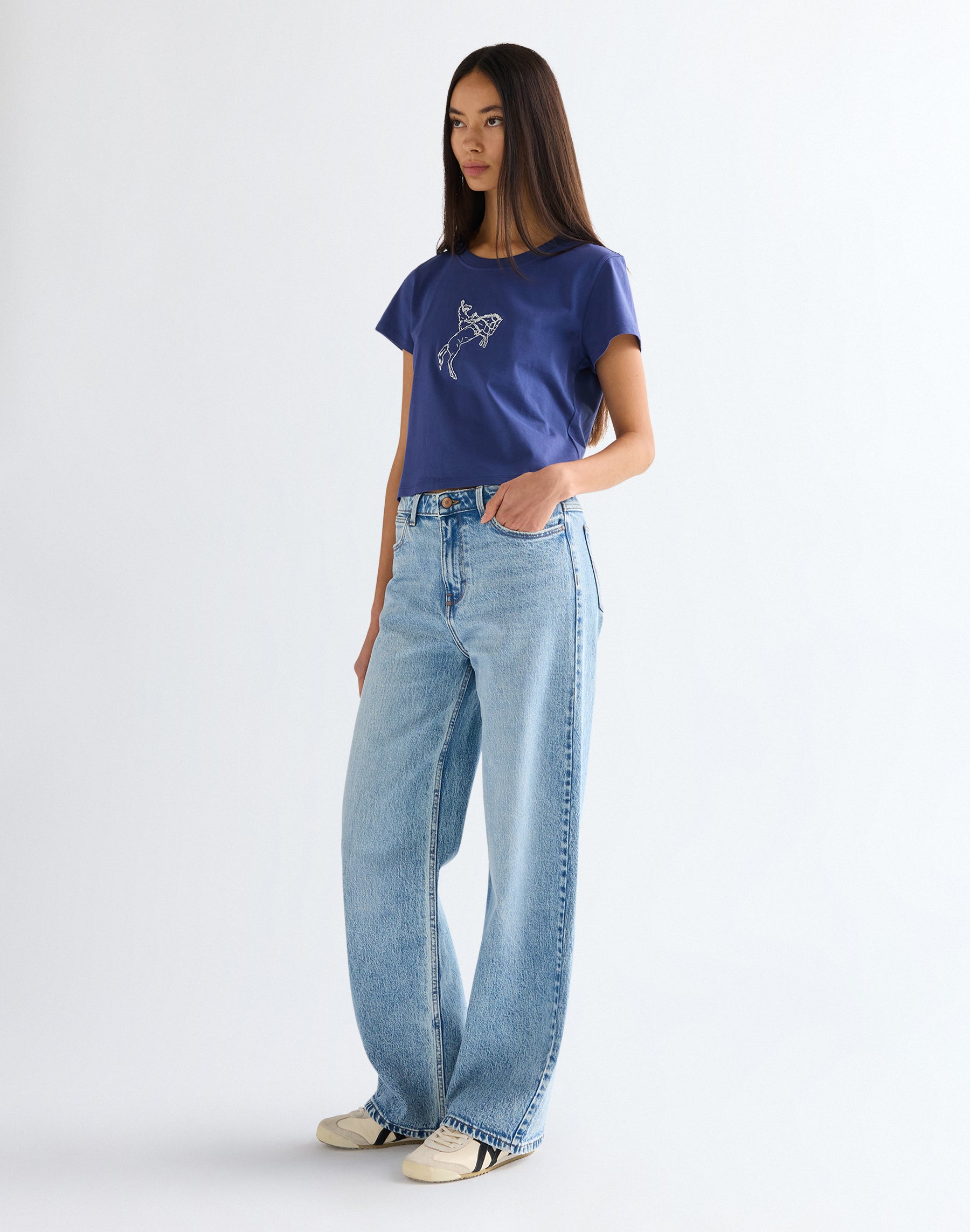 Loose Straight en Blissful Jeans Wrangler