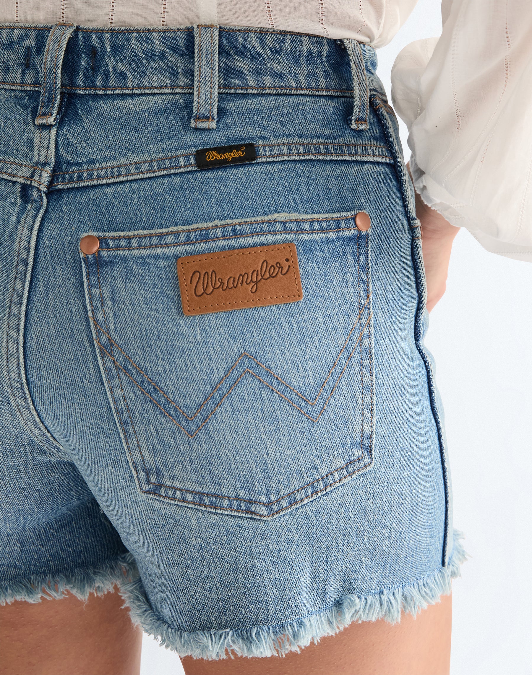 Short cowboy 3 pouces en Riyah Short en jean Wrangler
