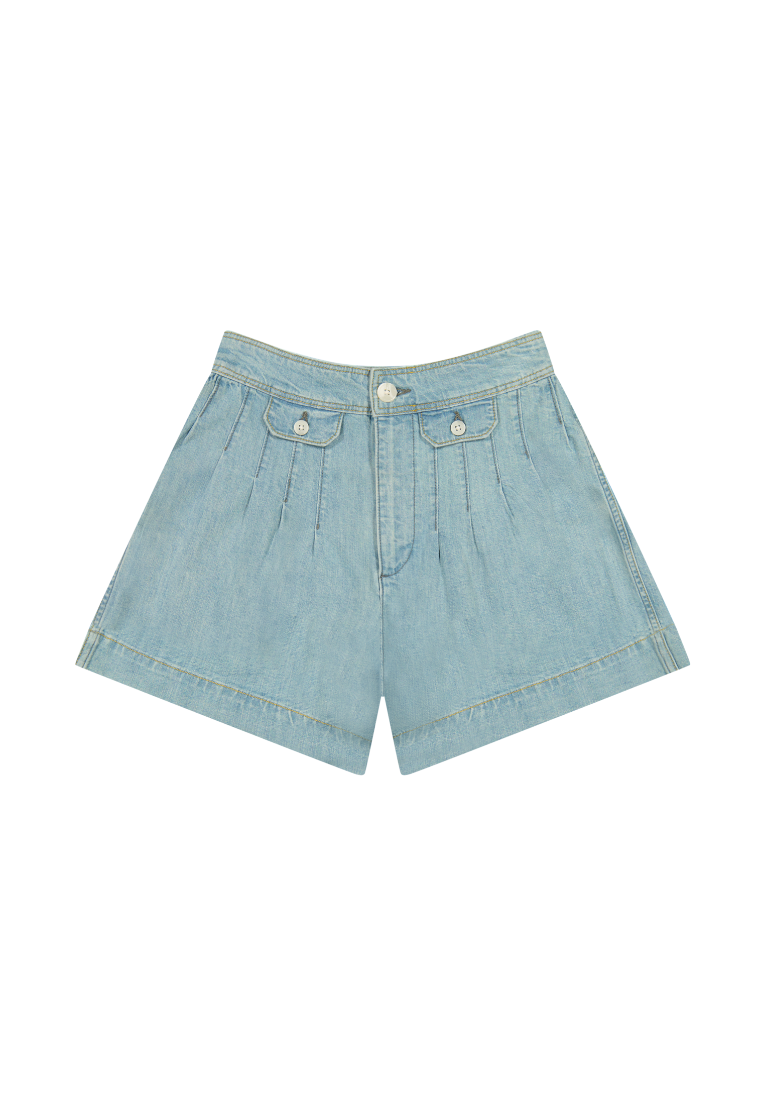 Country Estate Short in Pale Denim Jeansshorts Wrangler