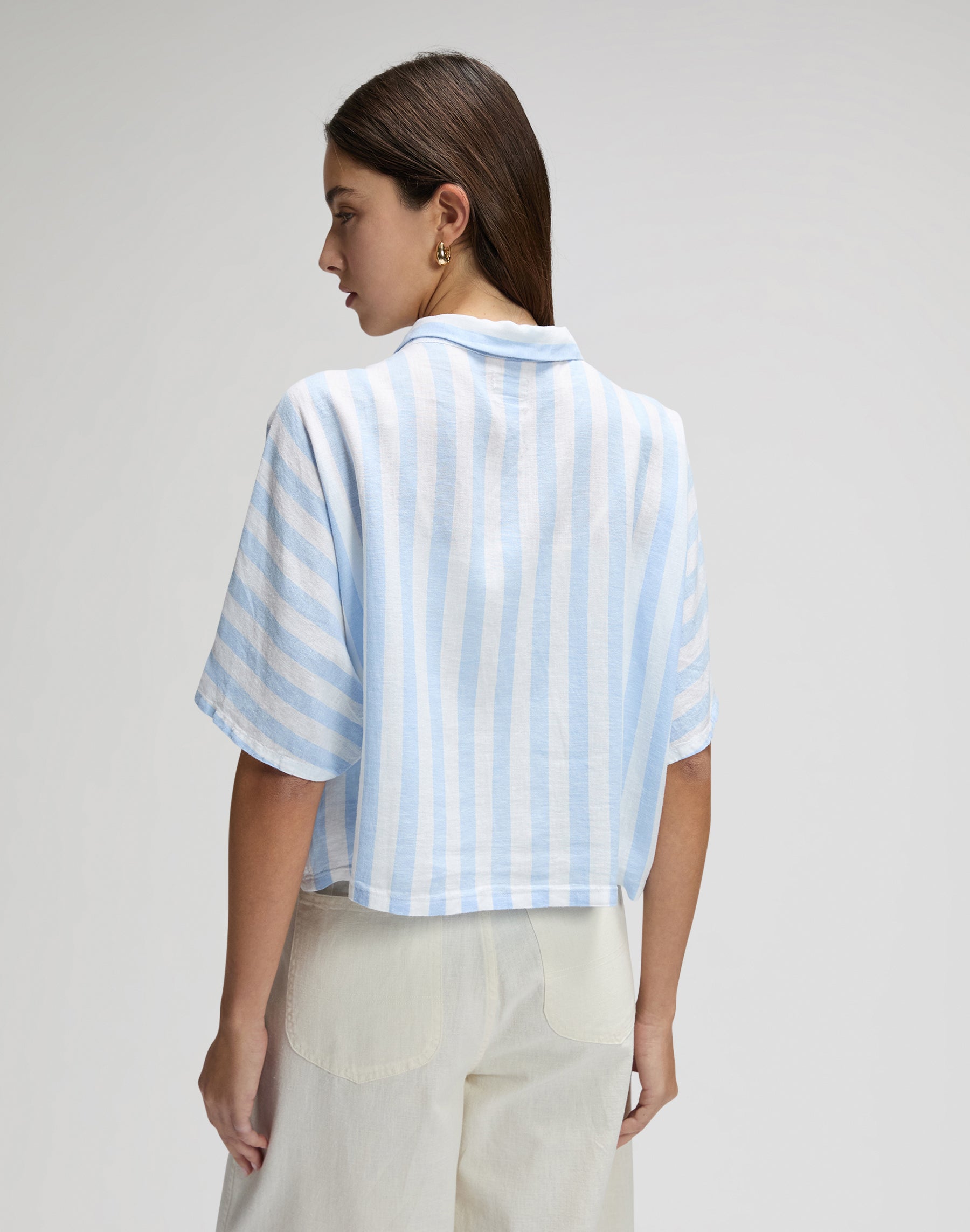 Resort Shirt in Sea Mist Stripe Hemden Lee