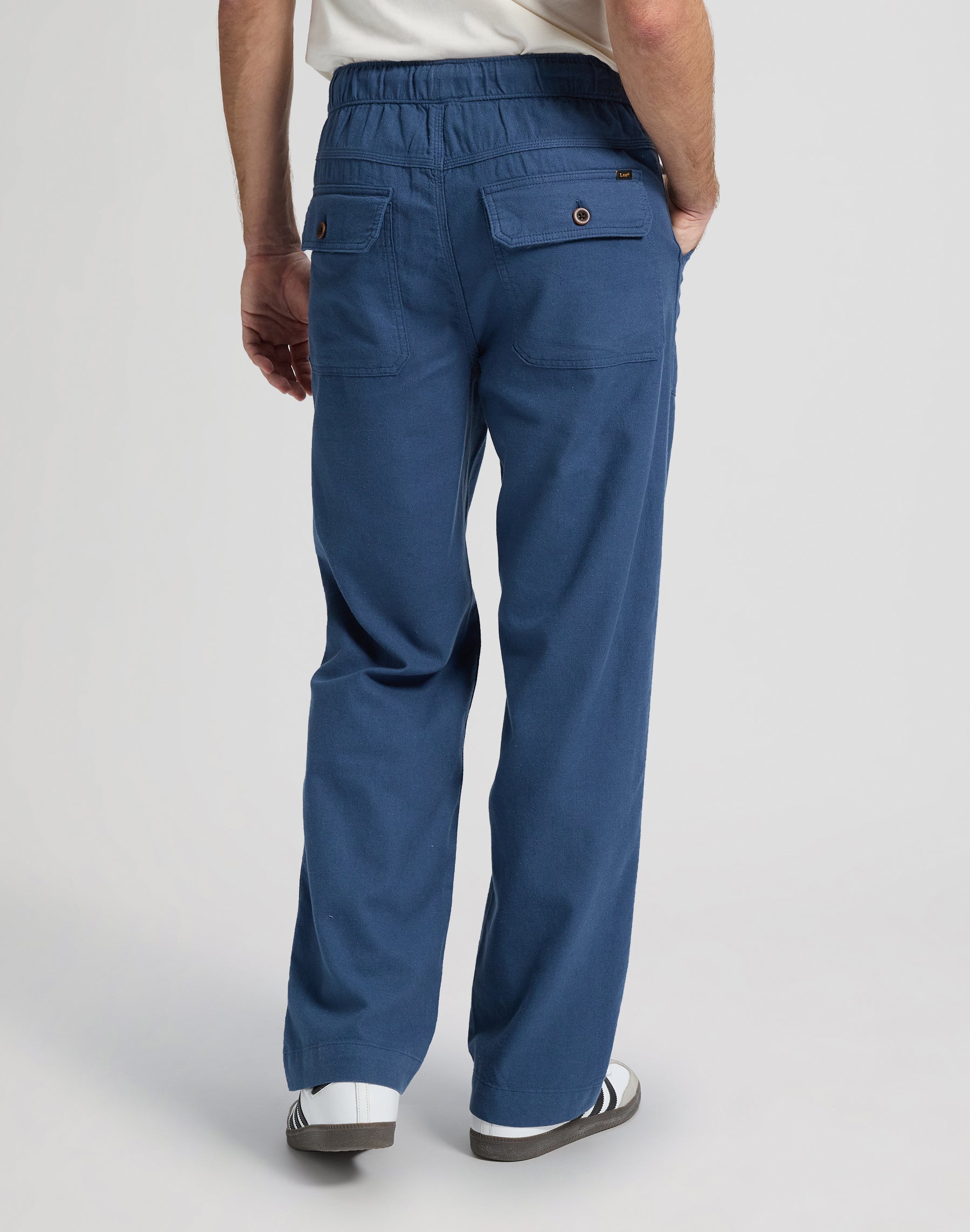 Utility Drawstring Pant in Academy Blue Hosen Lee