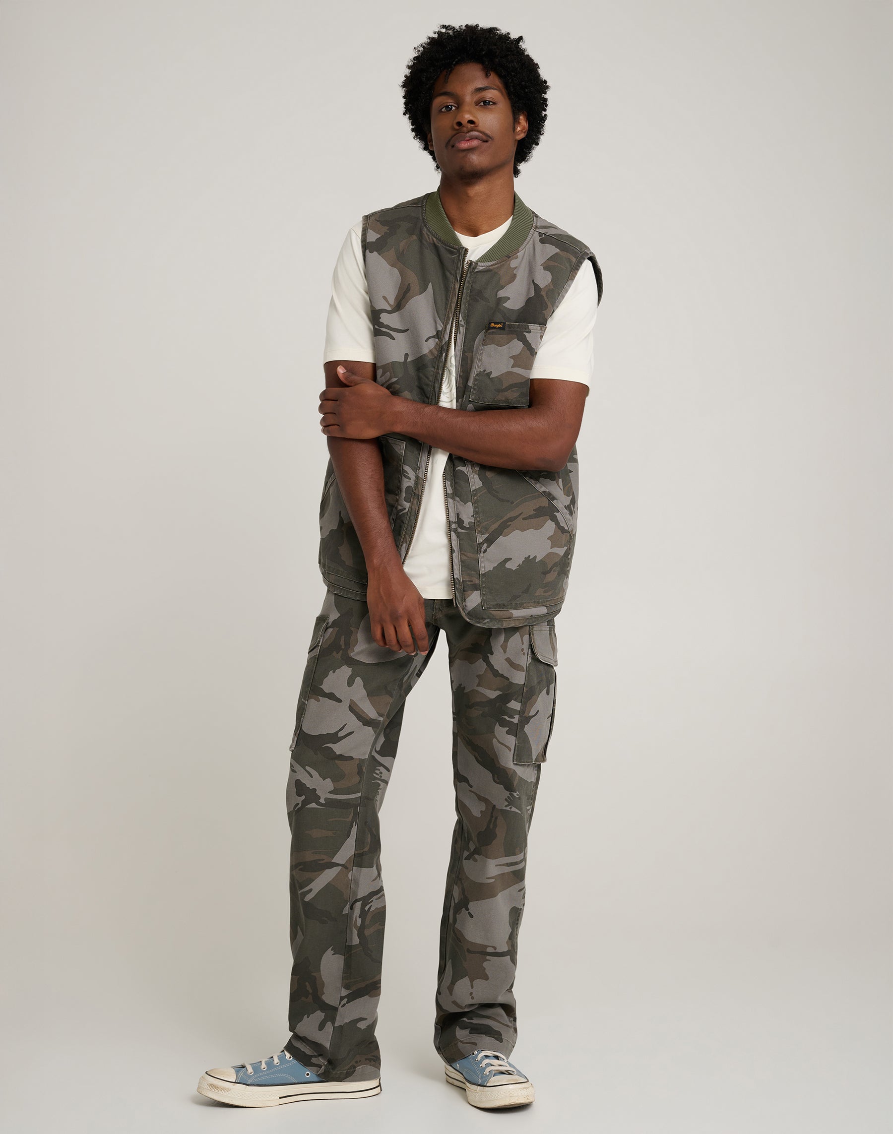 Mike Lucas Vest in Camo Jacken Wrangler