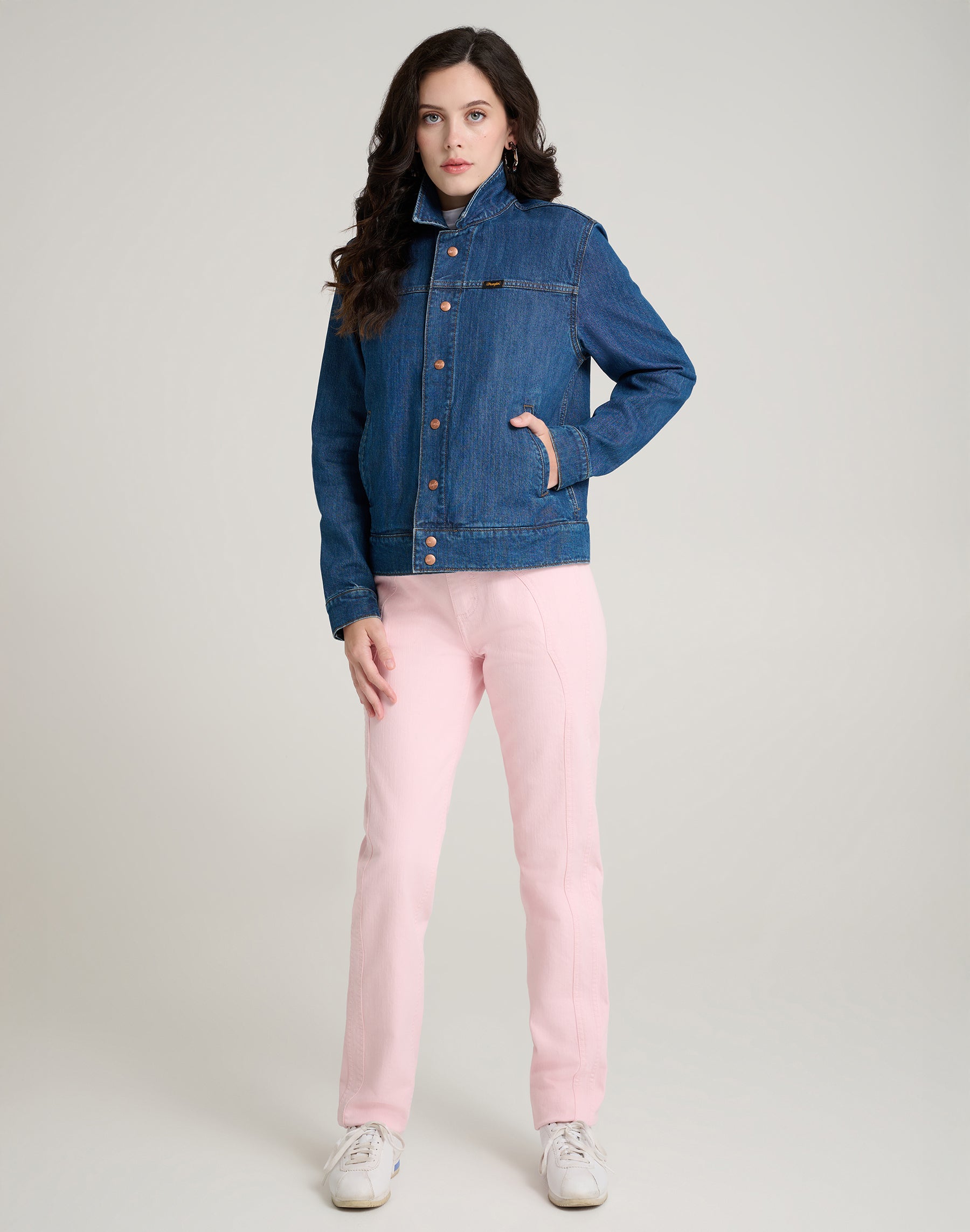 Nancy Jacket in Classic Blue Jacken Wrangler
