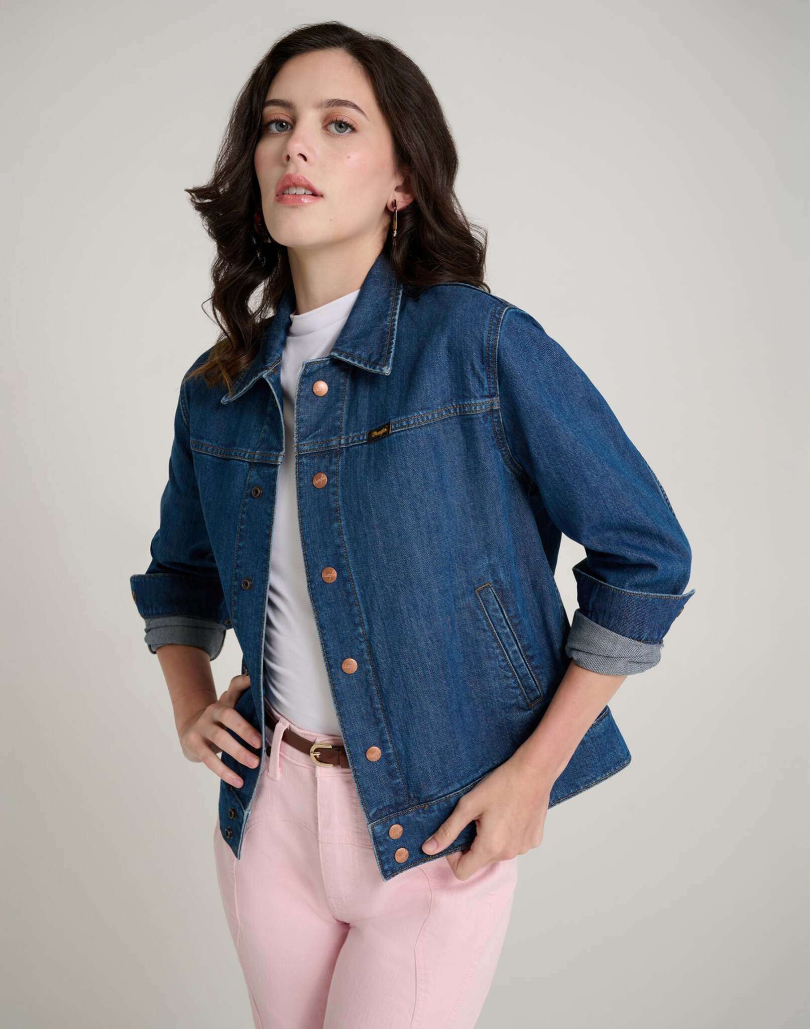 Nancy Jacket in Classic Blue Jacken Wrangler