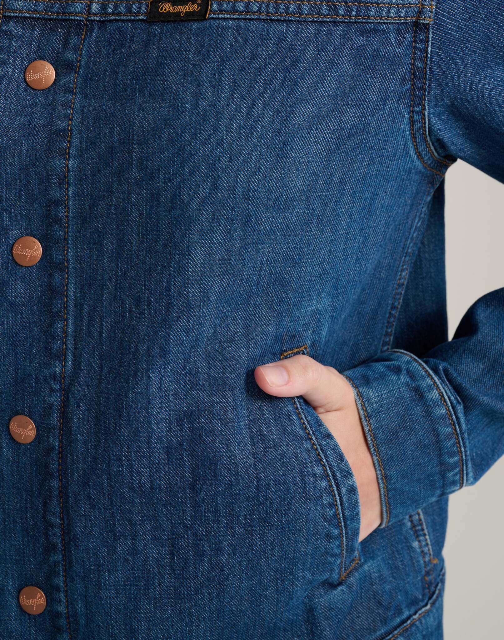 Nancy Jacket in Classic Blue Jacken Wrangler