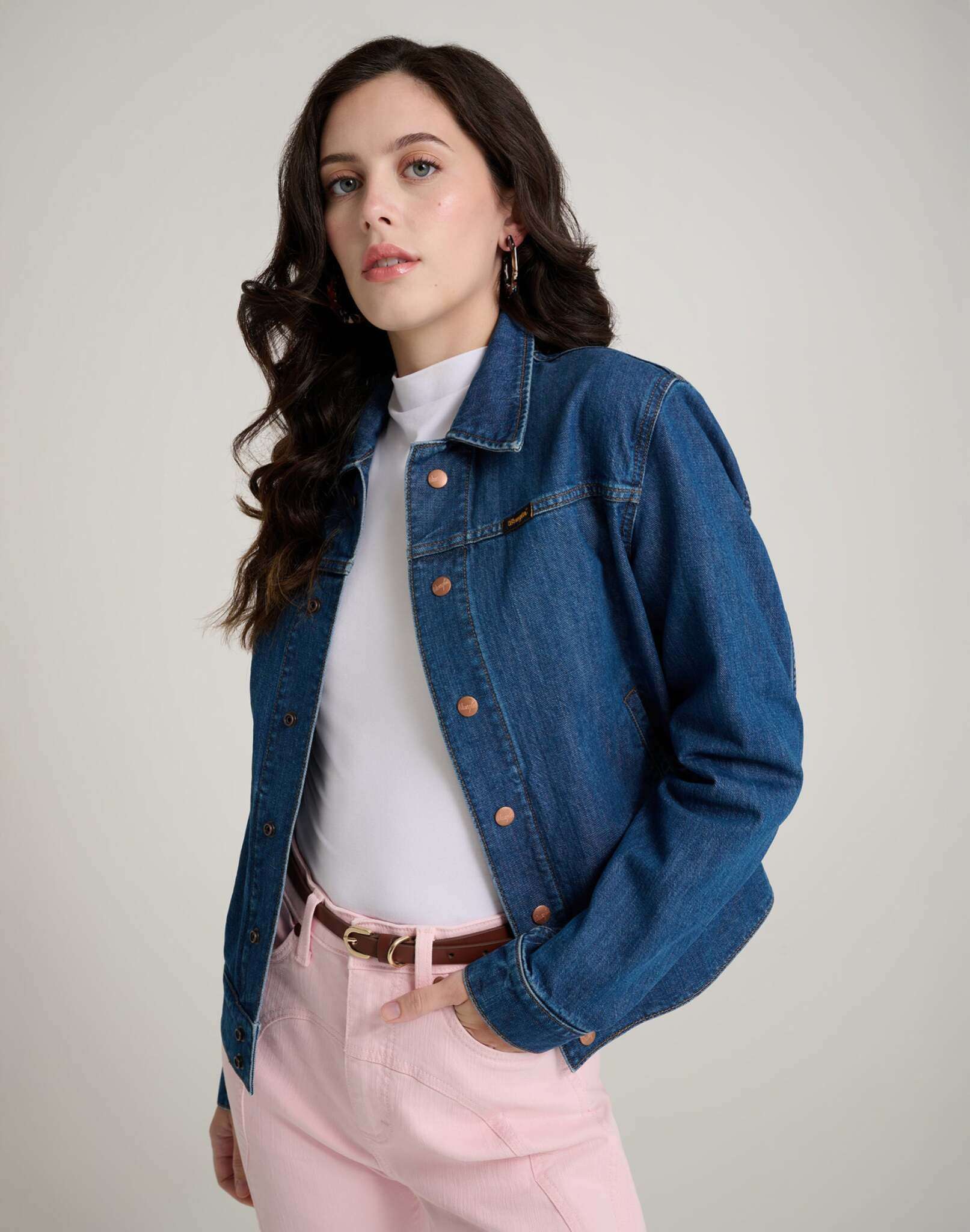 Nancy Jacket in Classic Blue Jacken Wrangler