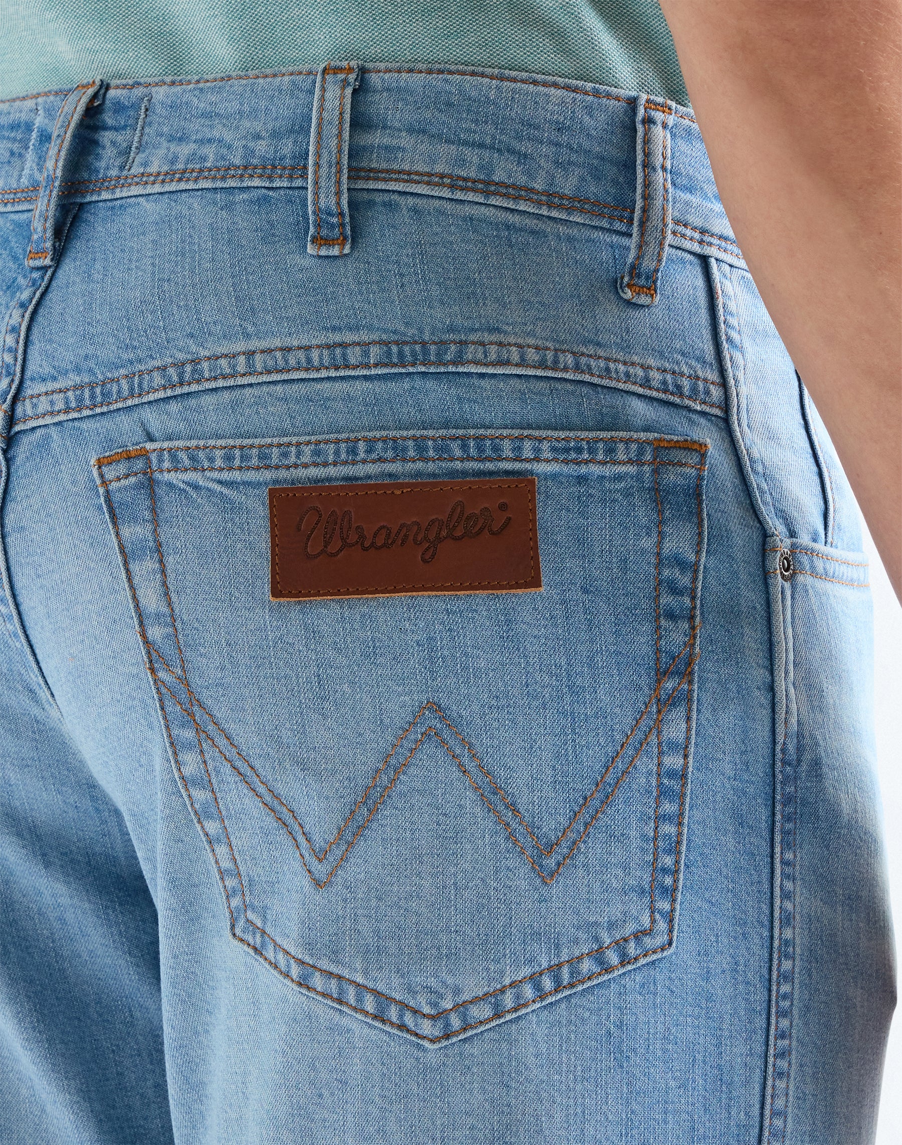 Texas Slim in Light Wash Jeans Wrangler