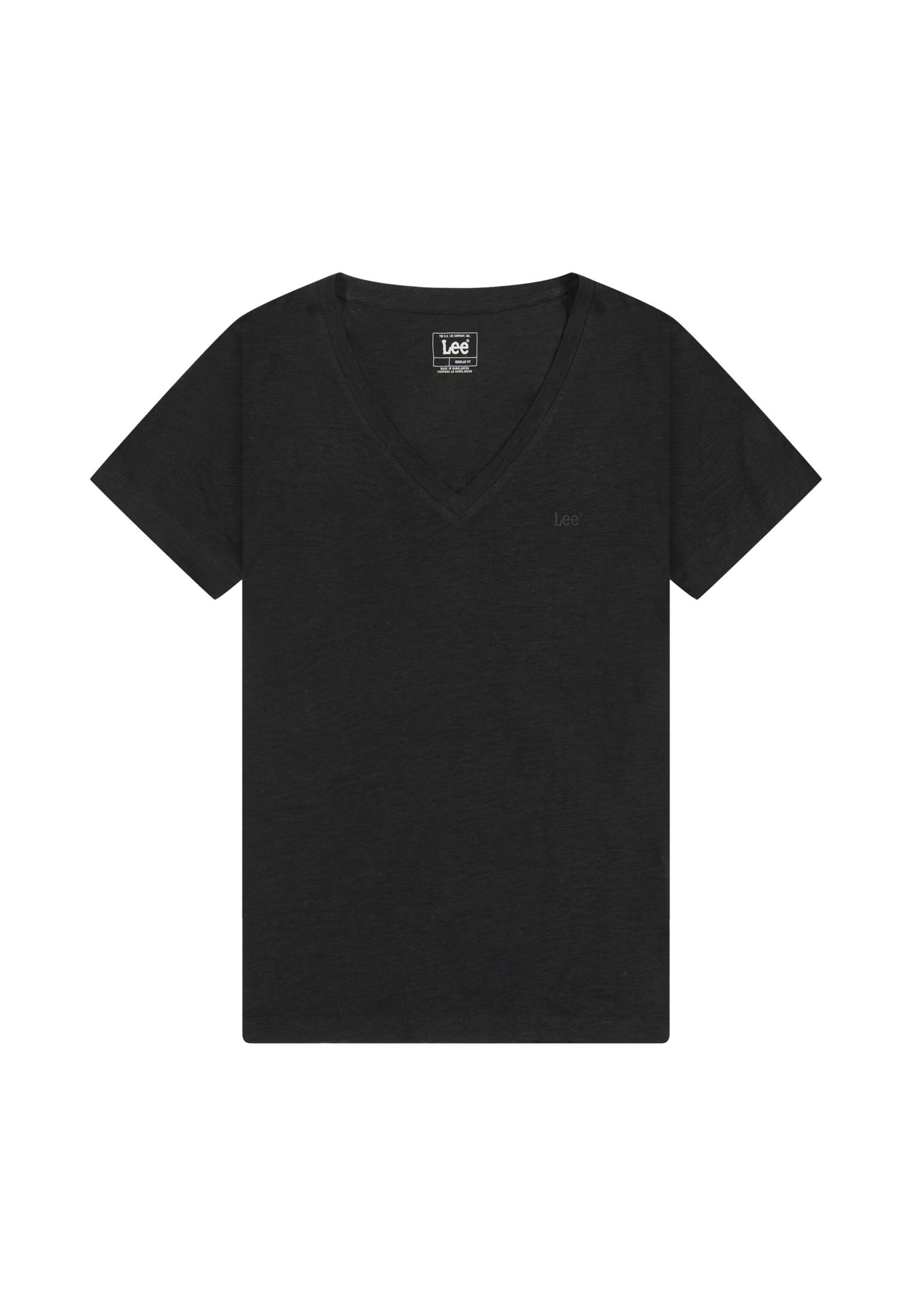V Neck Tee in Black T-Shirts Lee