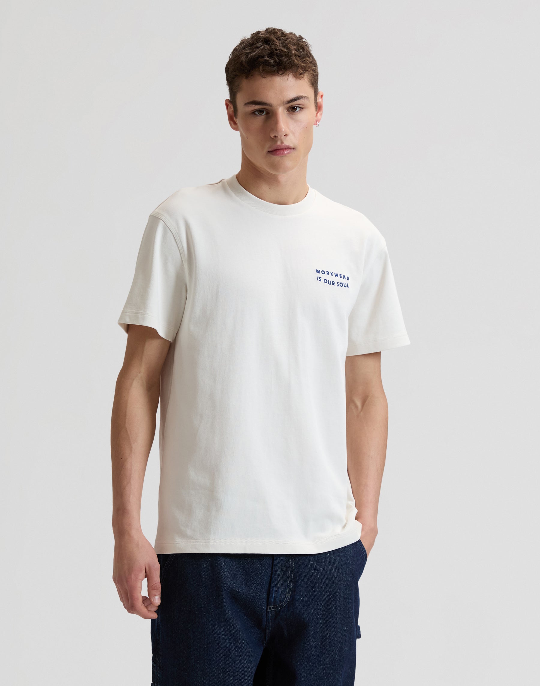 Workwear Soul Tee in Natural