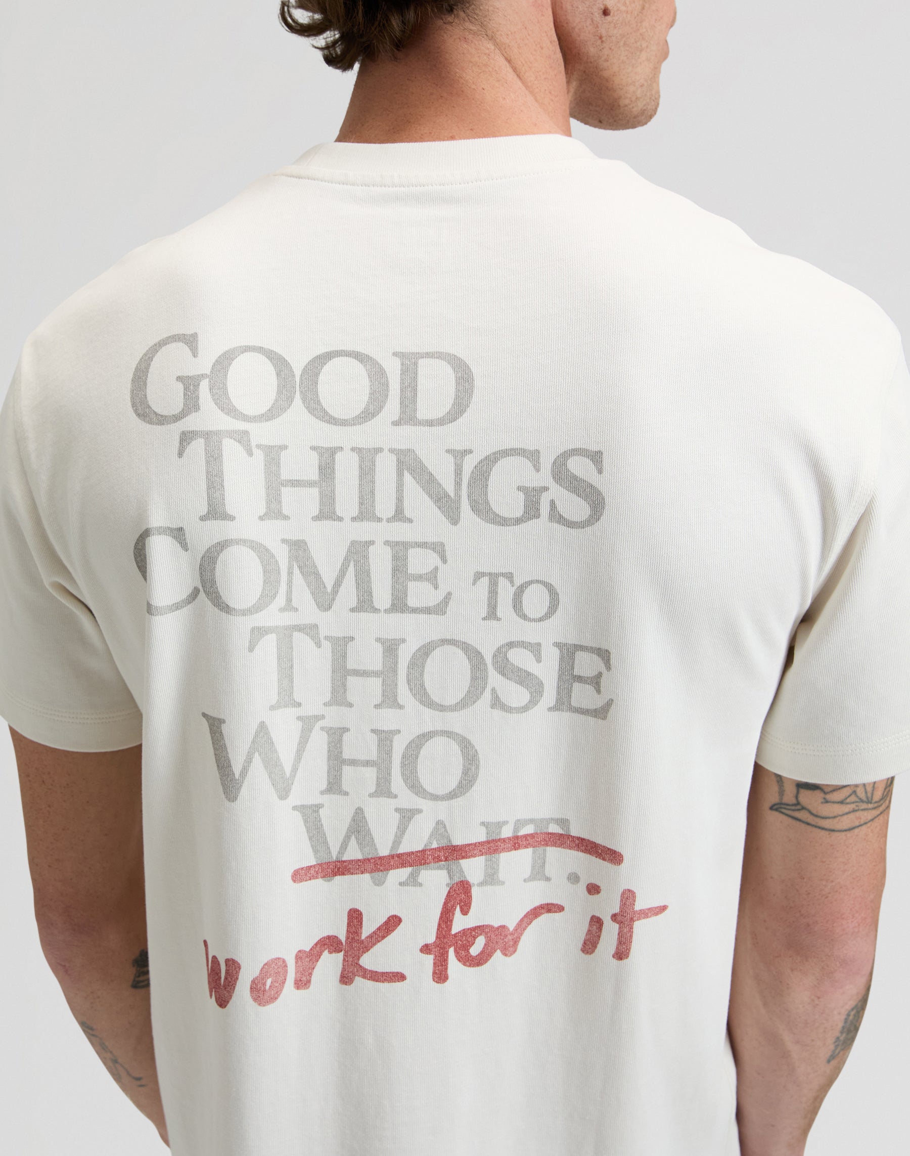 Ww Work For It Tee in Natural