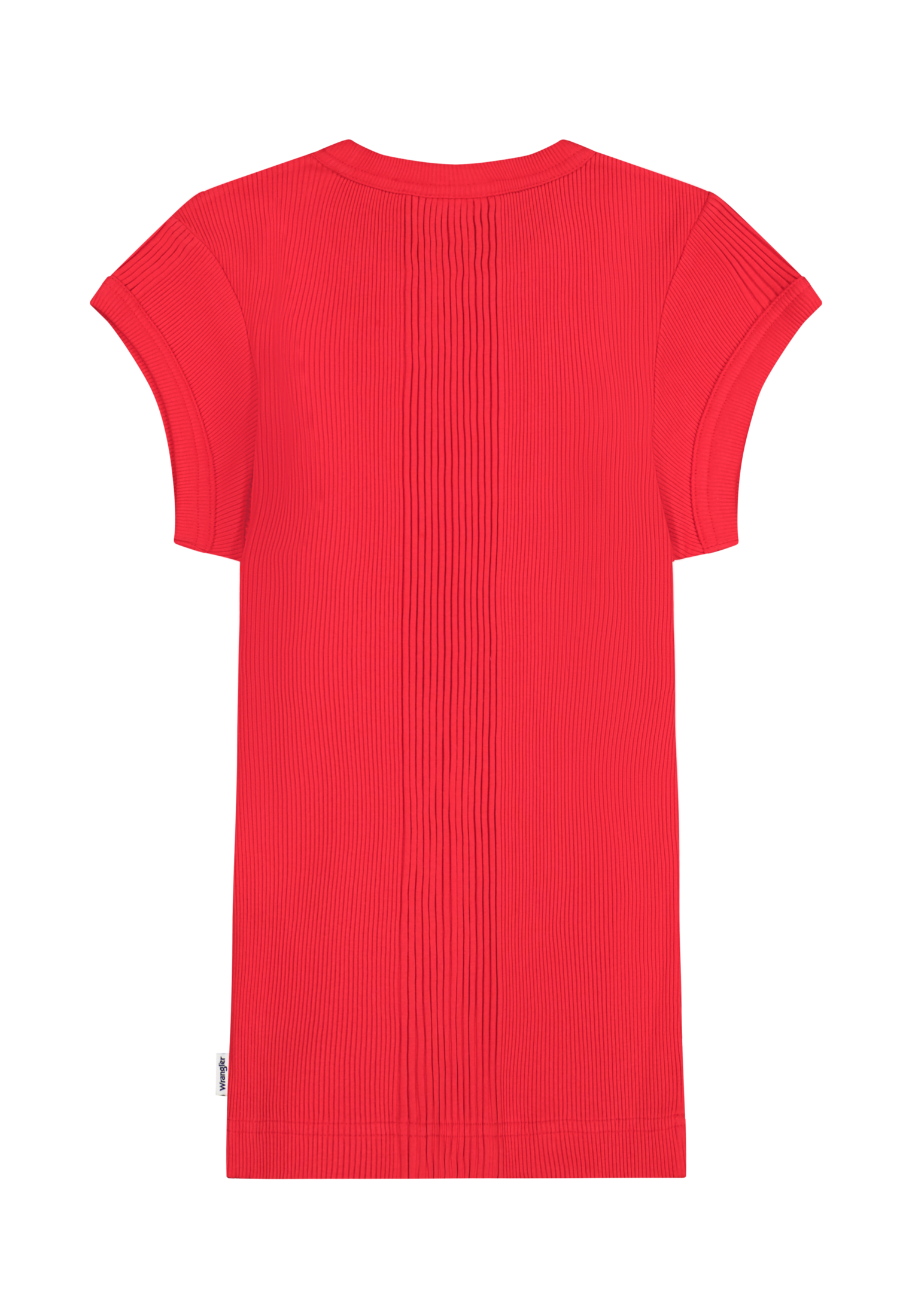 Capped Rib Shirt in Flame Scarlet T-Shirts Wrangler
