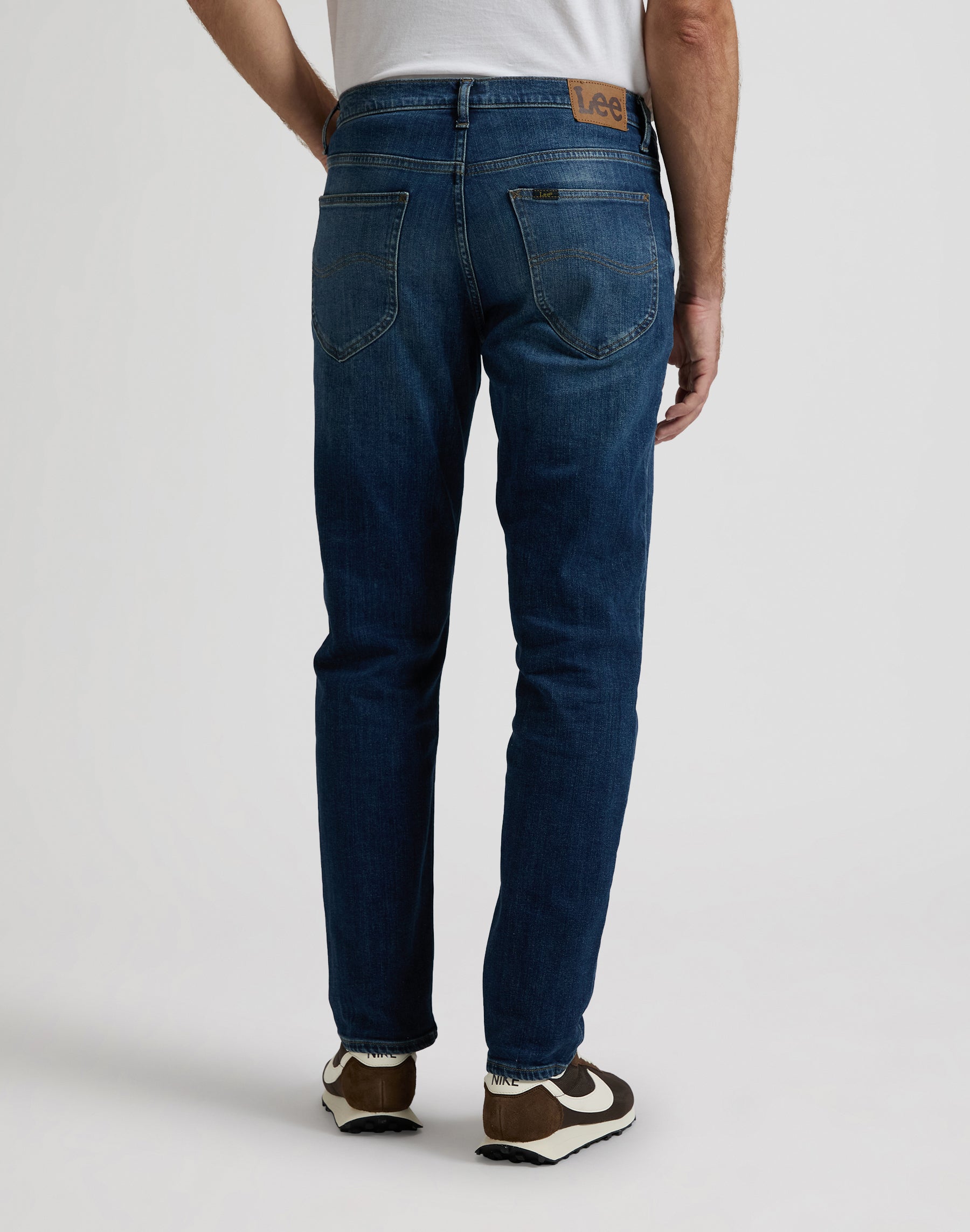 David in Rusty Rivet Jeans Lee