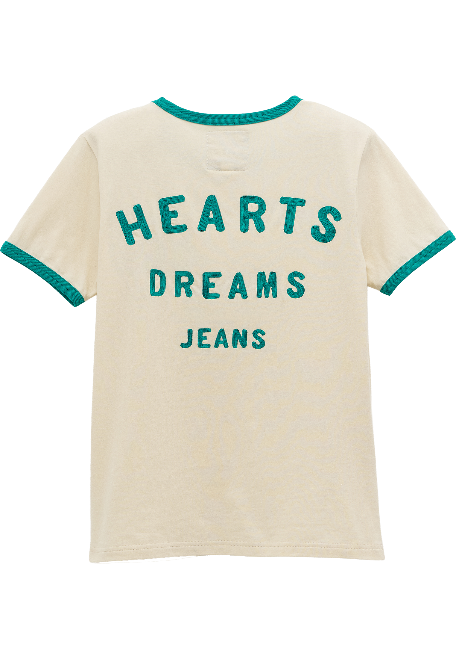 Good Jeans Tee in Cream T-Shirts Wrangler