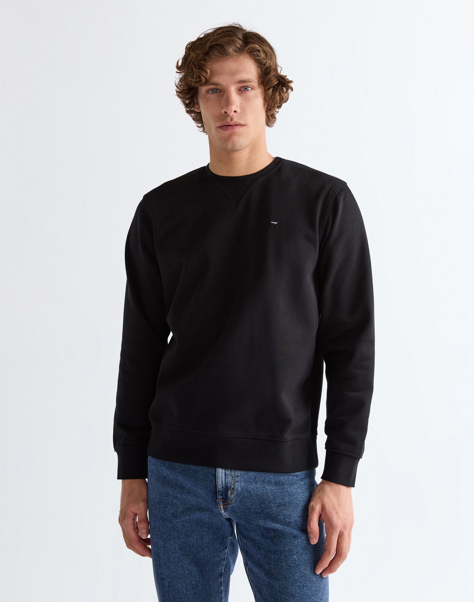 Sweatshirt Sign Off in Black Sweatshirts Wrangler
