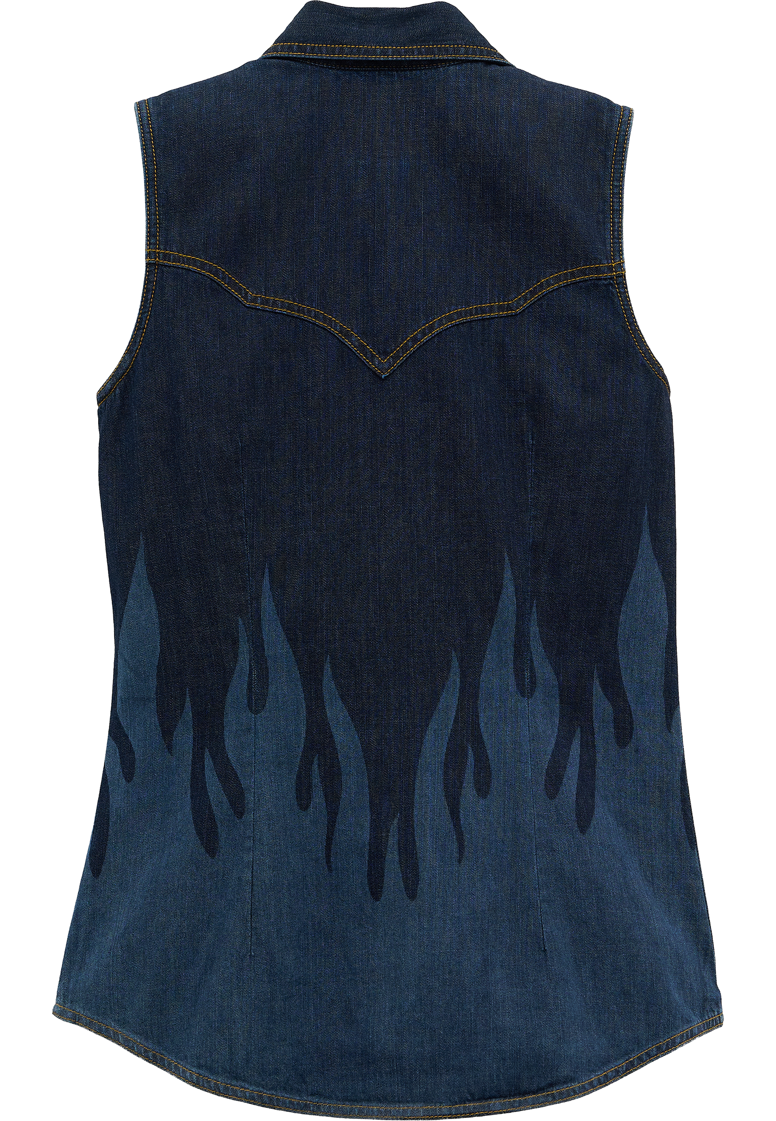 Sleeveless Shirt in Rinse Hemden Wrangler