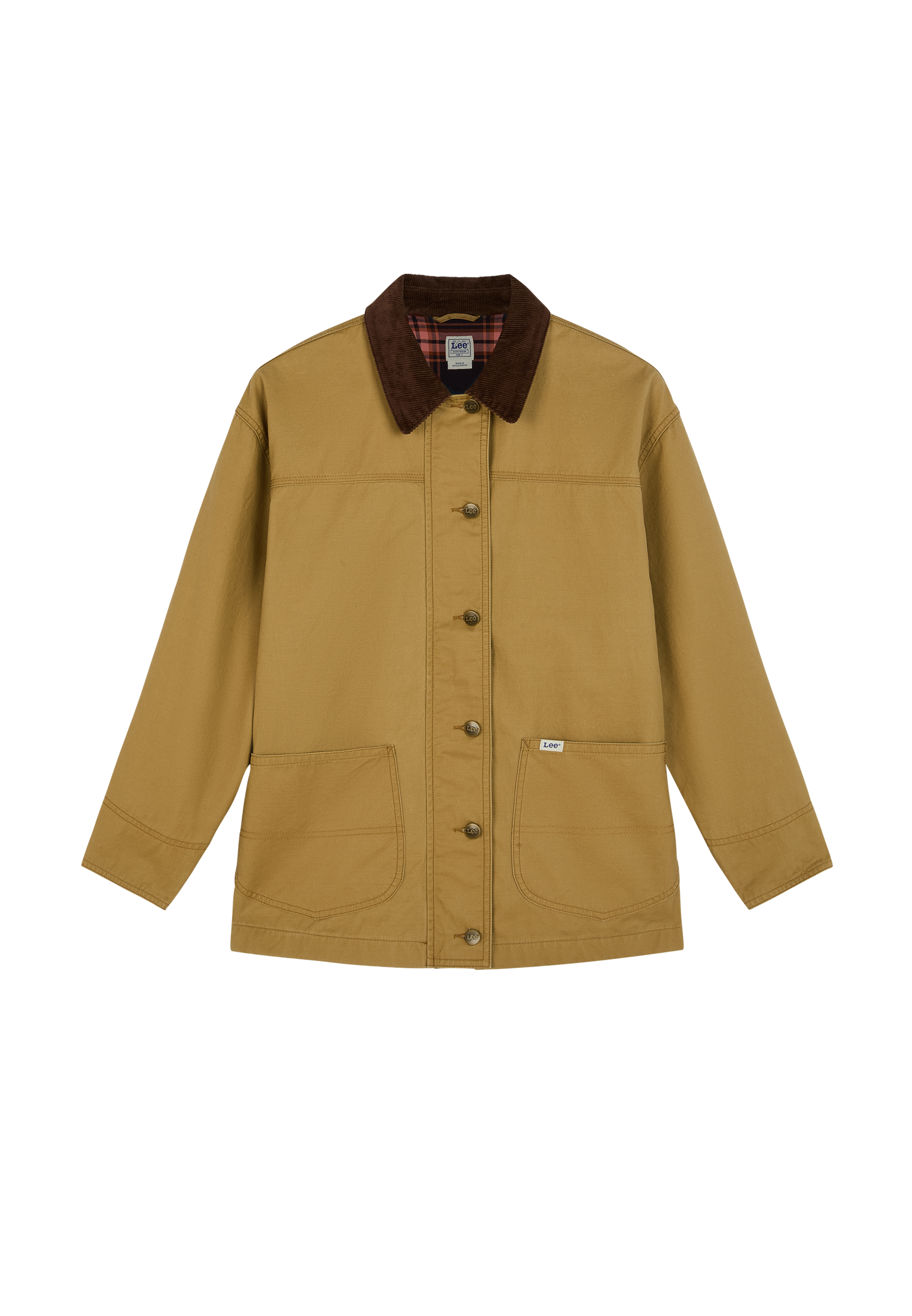 Jacke Chore Field in Khaki Jacken Lee