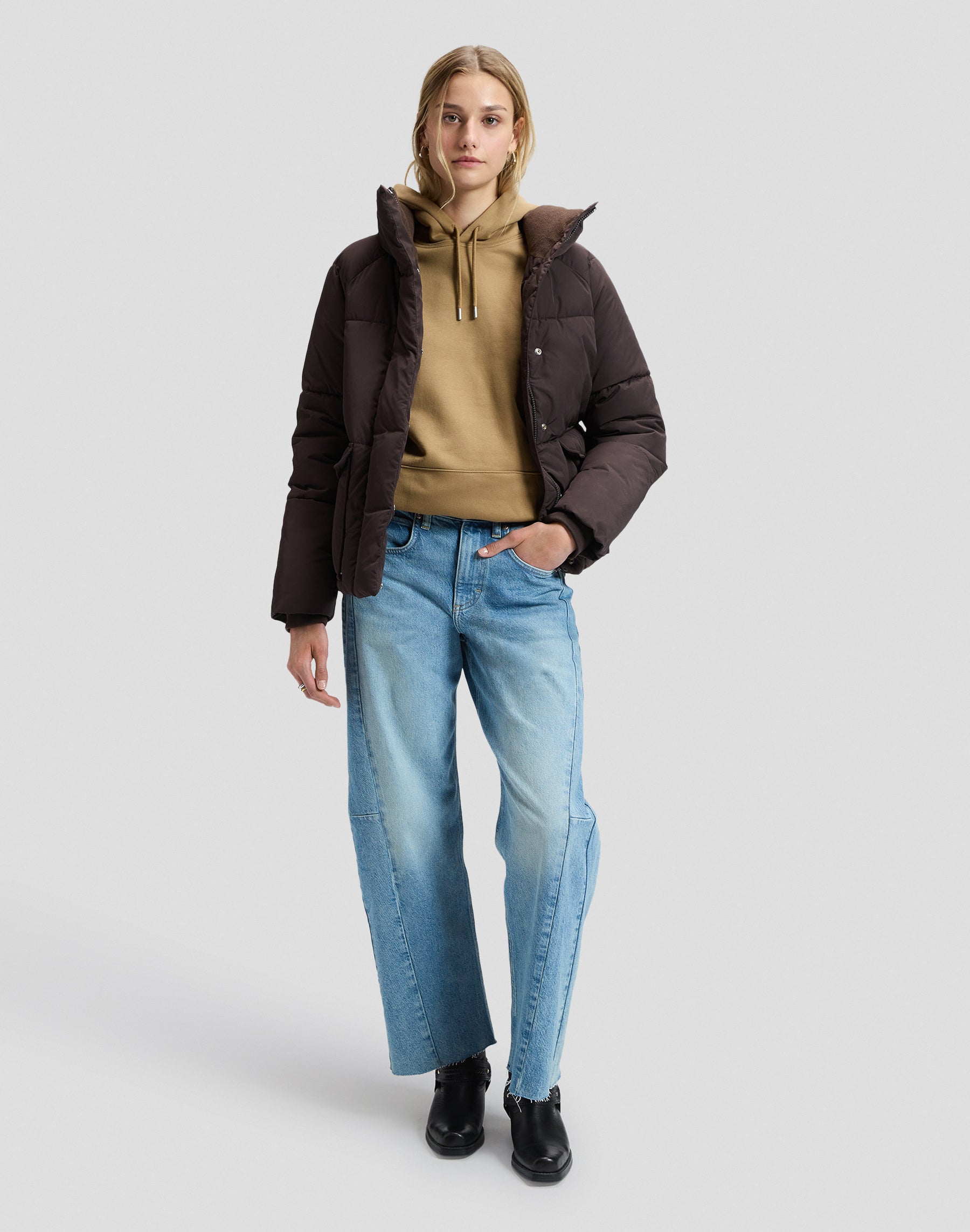 Winterjacke Regular Puffer in Chocolate Torte Jacken Lee