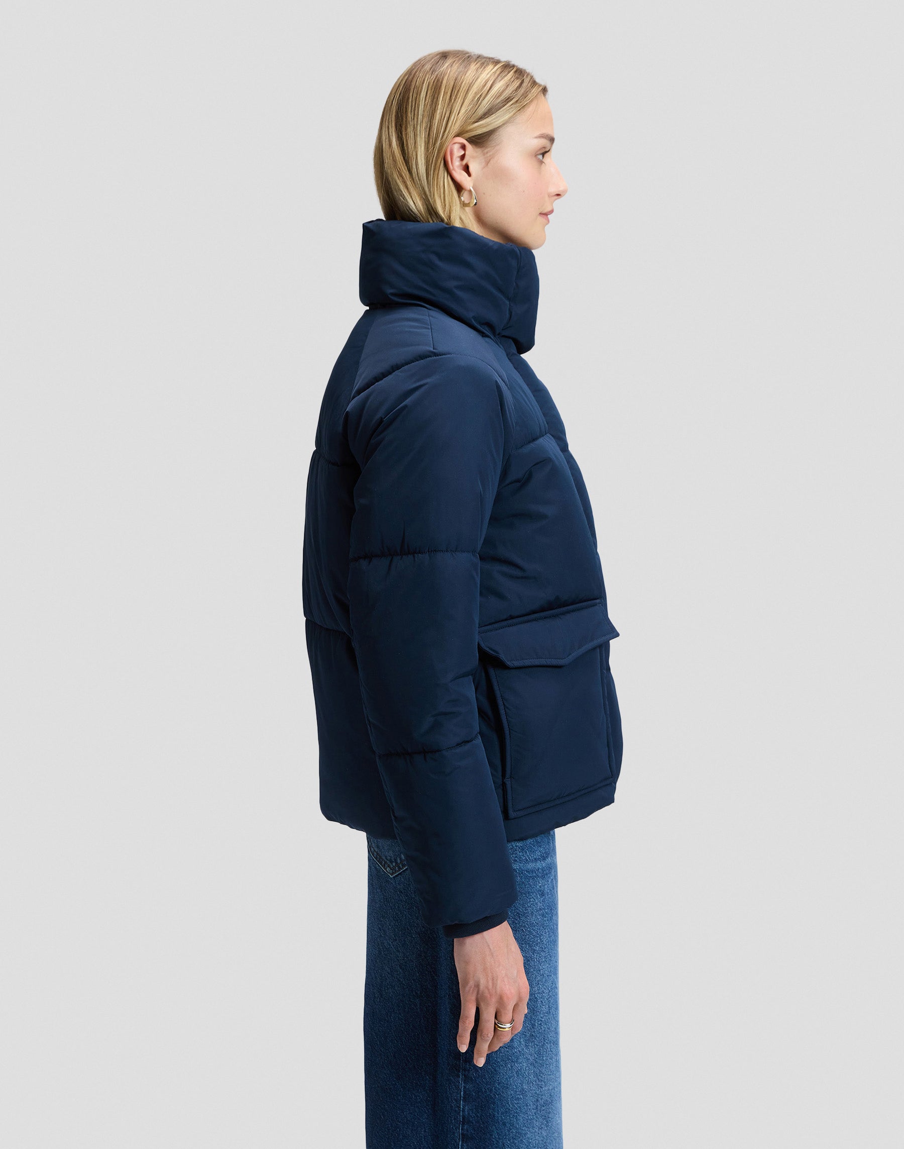 Winterjacke Regular Puffer in Rivet Navy Jacken Lee