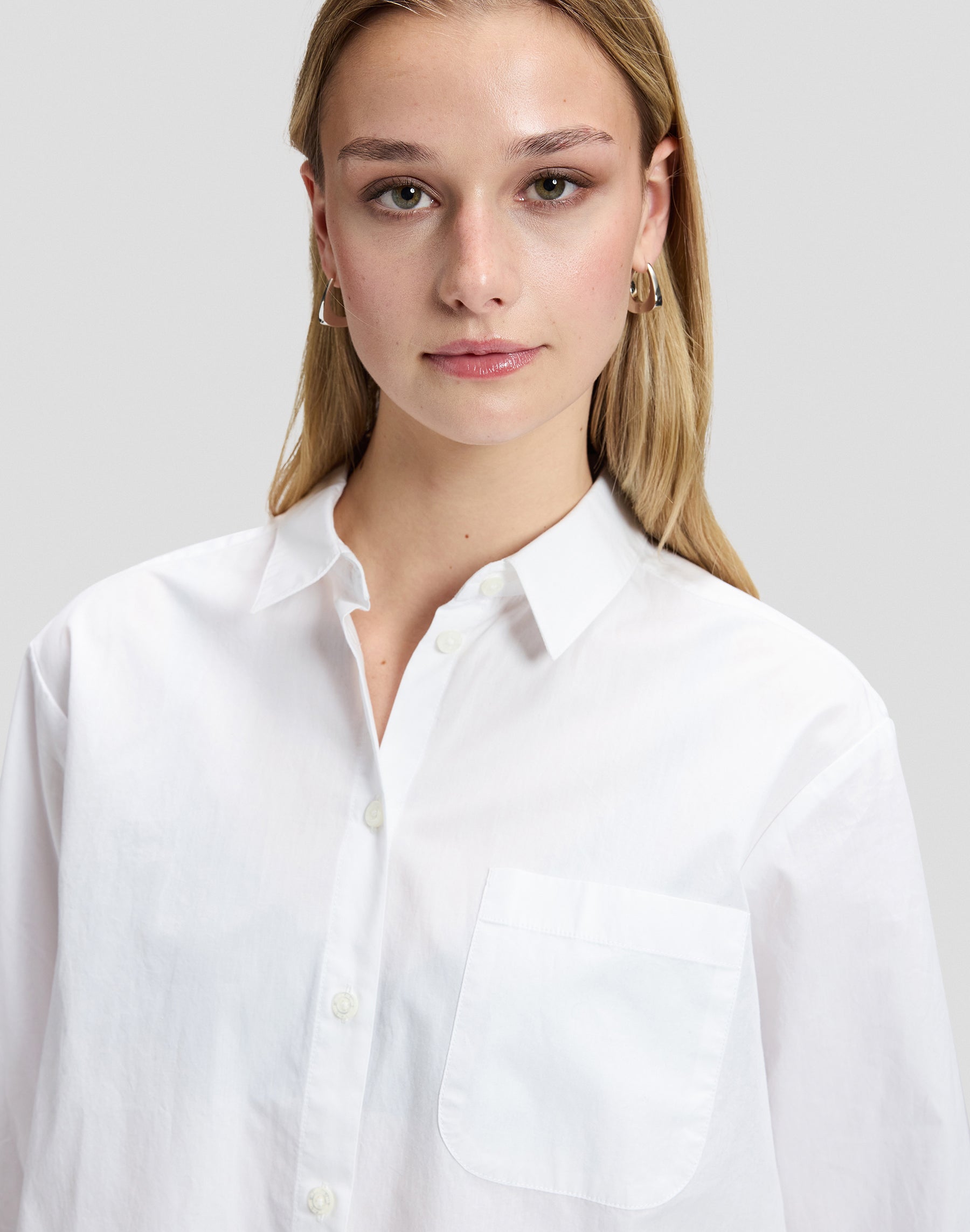 Hemd Boyfriends Pocket in Bright White Hemden Lee