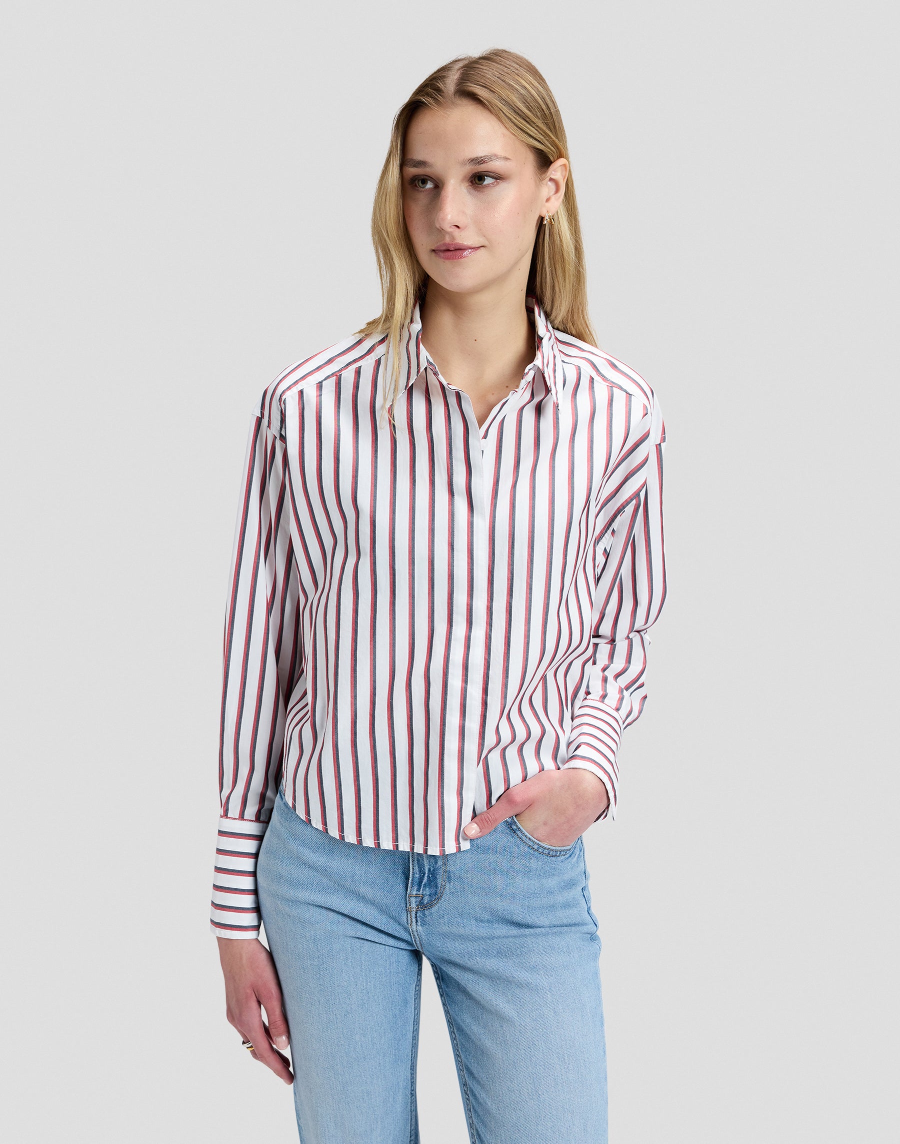 Hemd Cuffed in Samba Stripe Hemden Lee