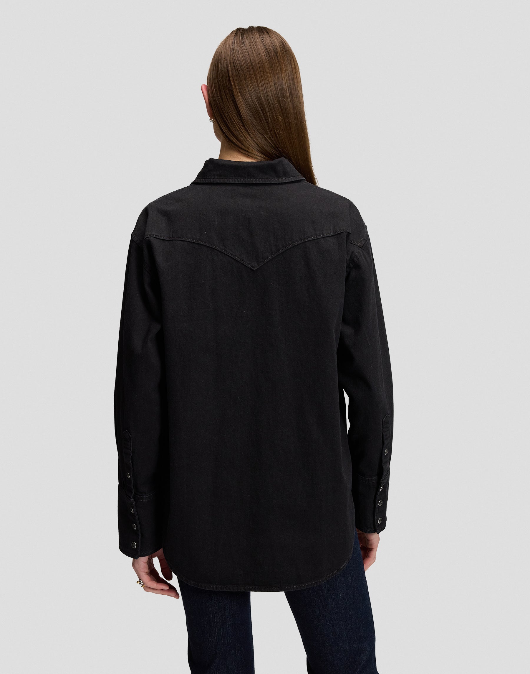Hemd Essential Western in Dark Volume Hemden Lee