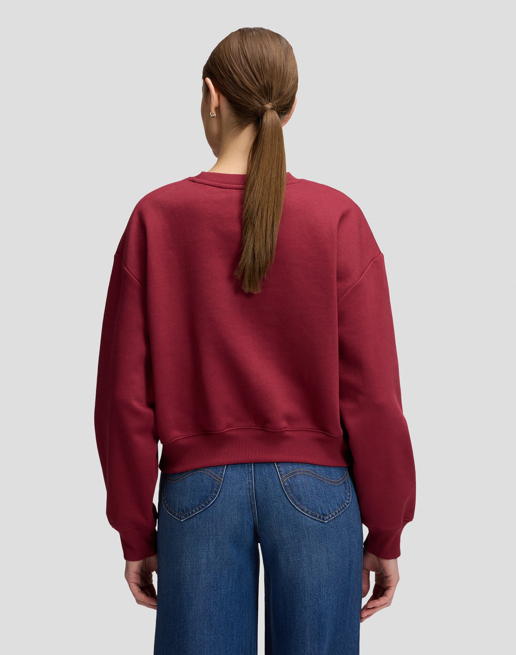 Sweatshirt Core in Tibetan Red Sweatshirts Lee