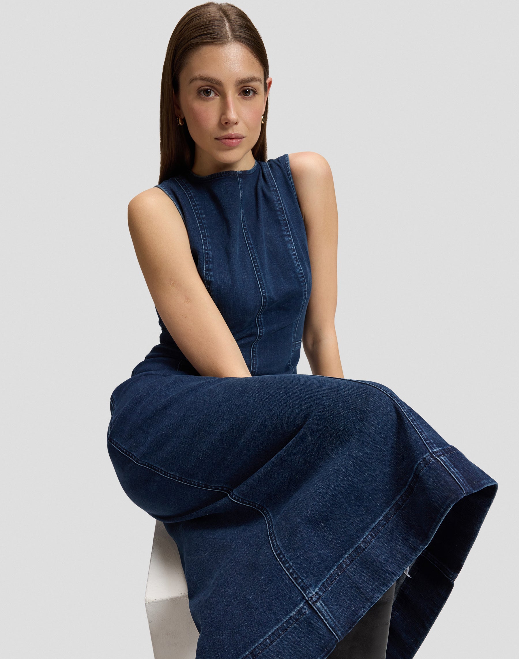 Jeanskleid Shaped Long in Lee Hearts Kleider Lee