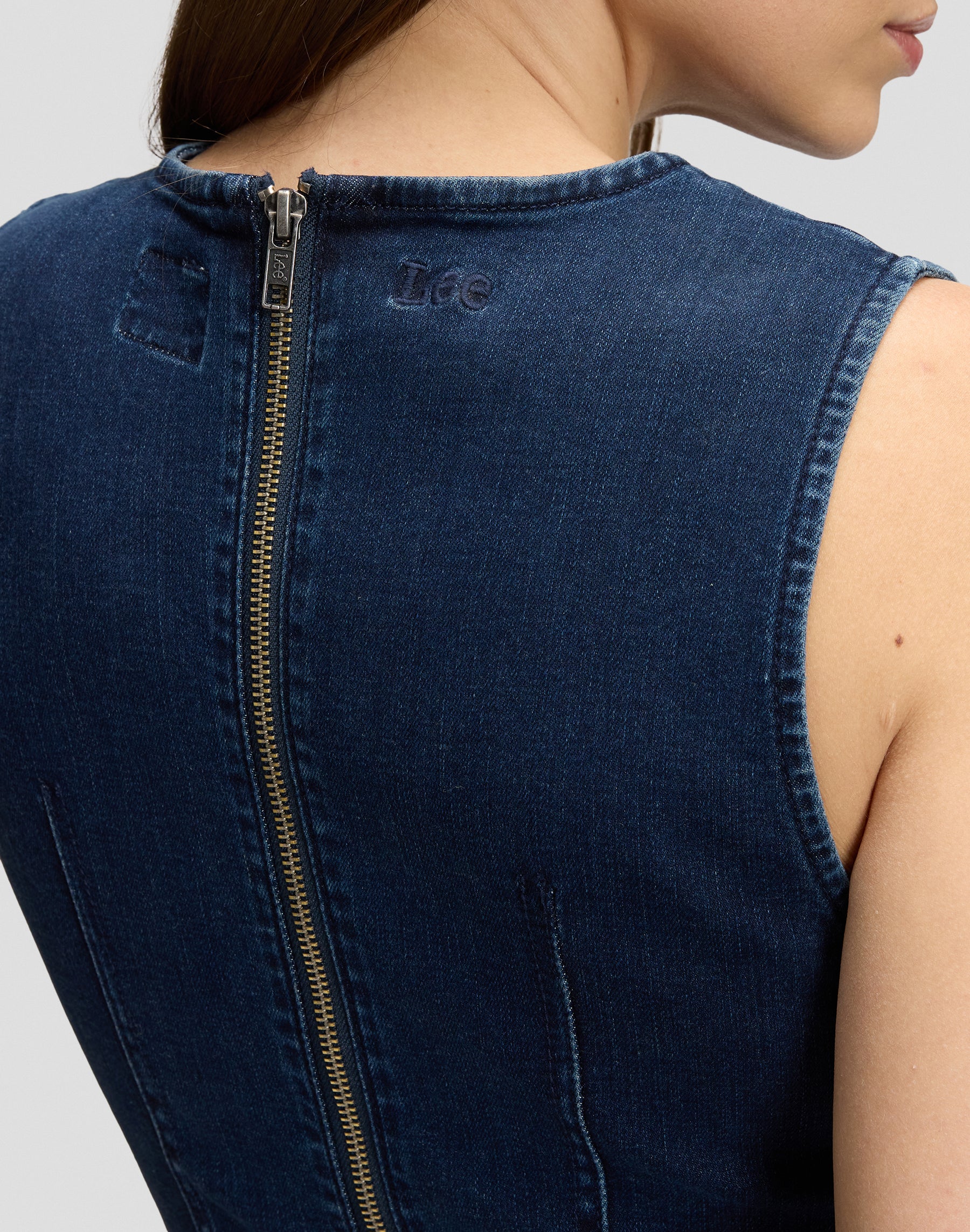 Jeanskleid Shaped Long in Lee Hearts Kleider Lee