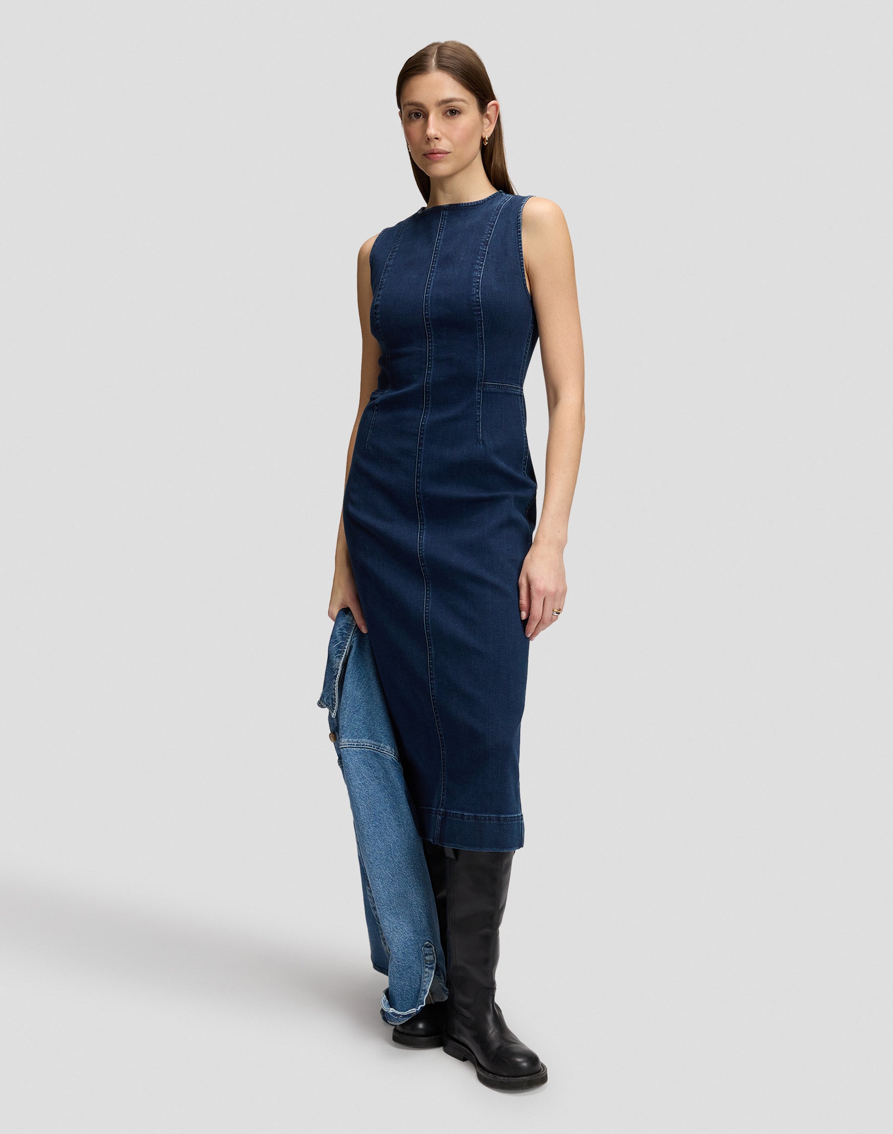 Jeanskleid Shaped Long in Lee Hearts Kleider Lee