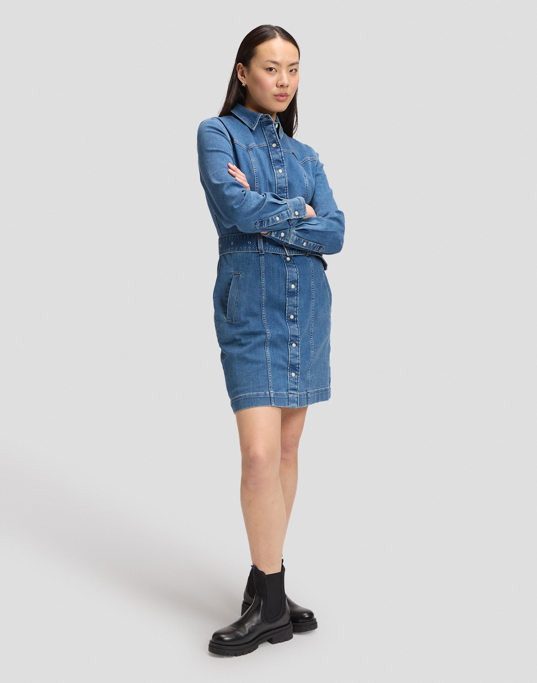 Jeanskleid Fitted in West End Kleider Lee