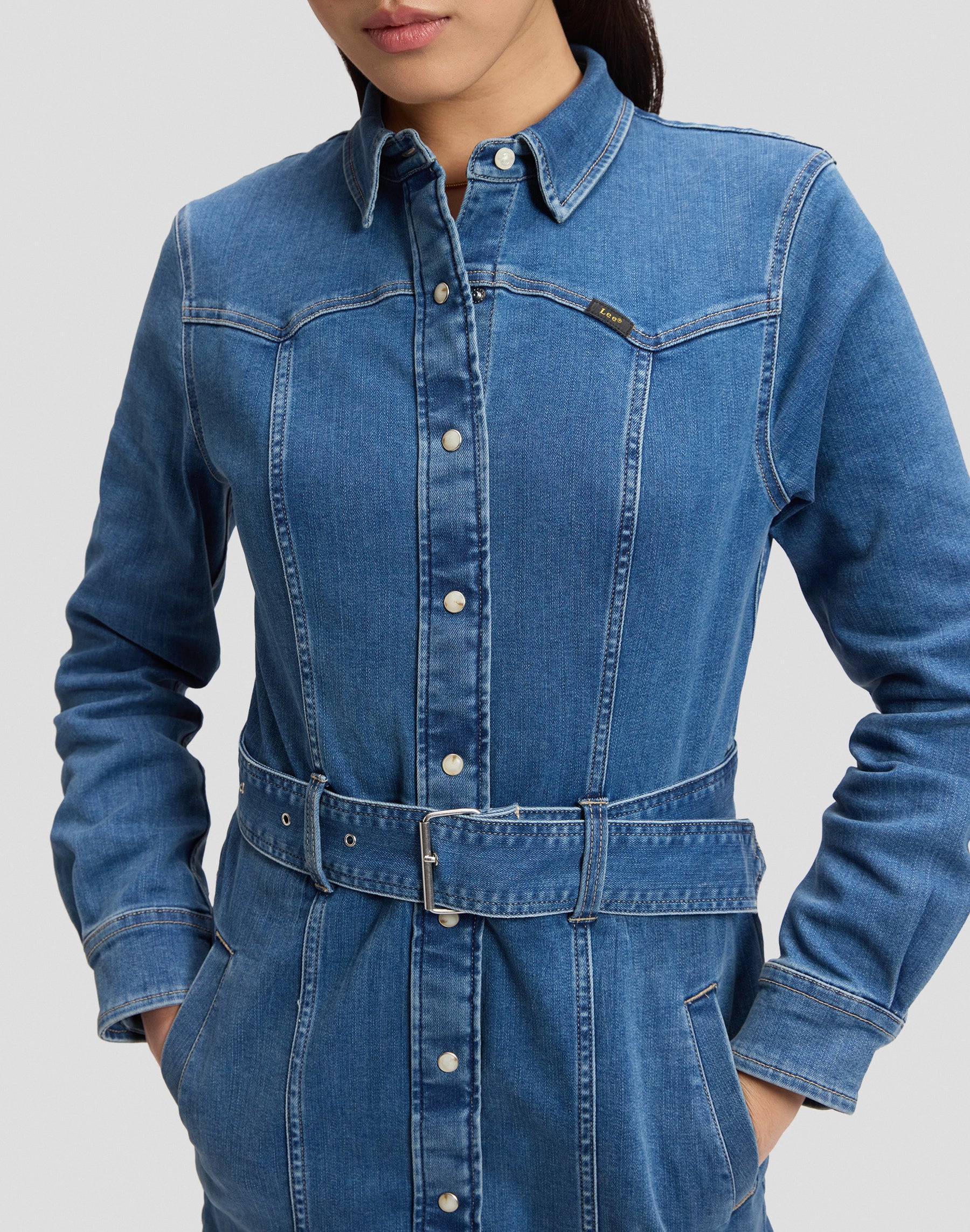Jeanskleid Fitted in West End Kleider Lee