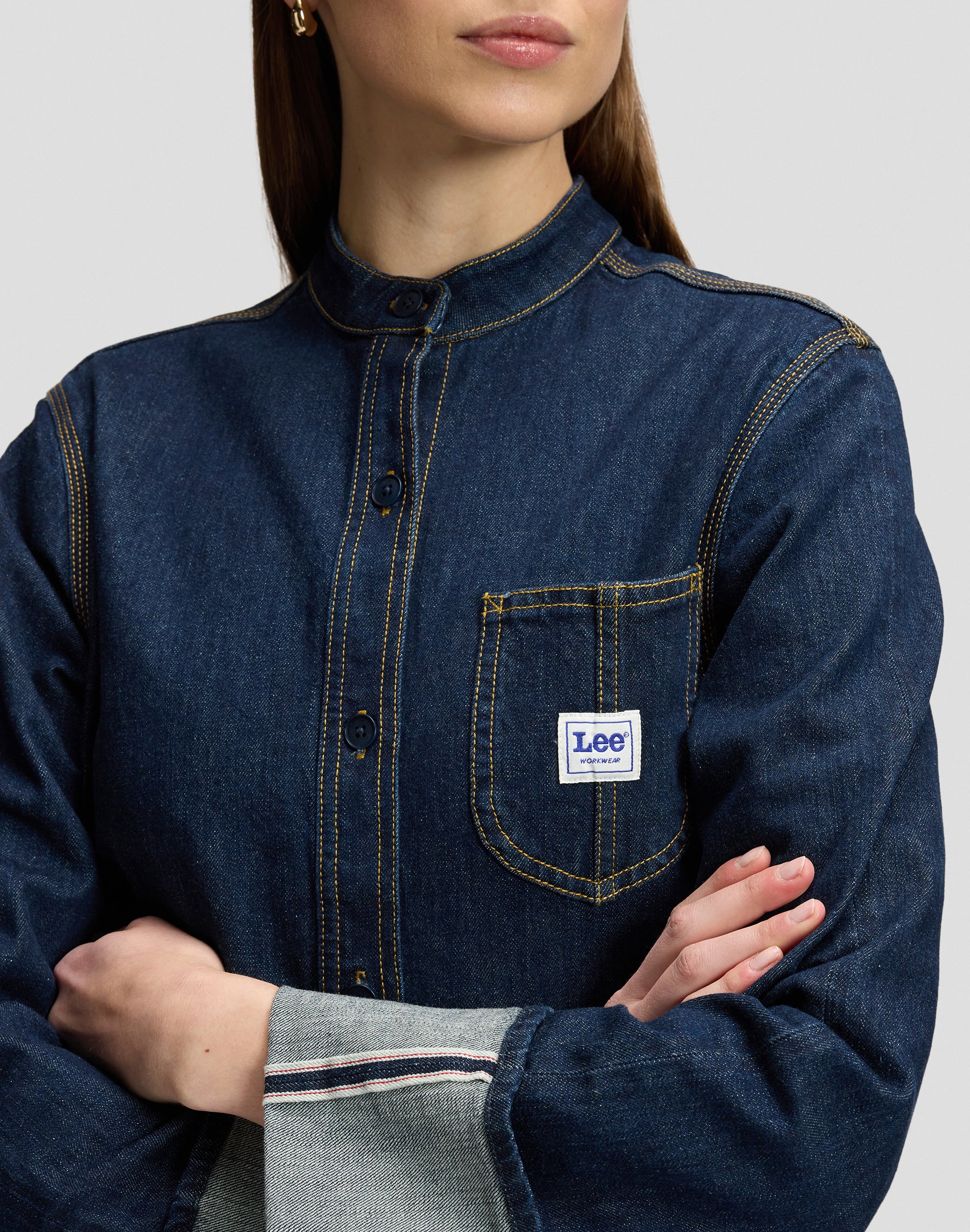 Jeanshemd Selvedge Overshirt in Xion Hemden Lee