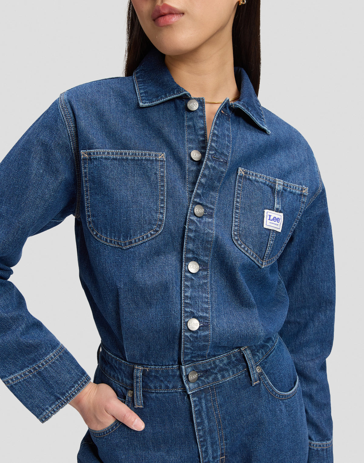 Jumpsuit Chore in Lavish Dark Overall Lee