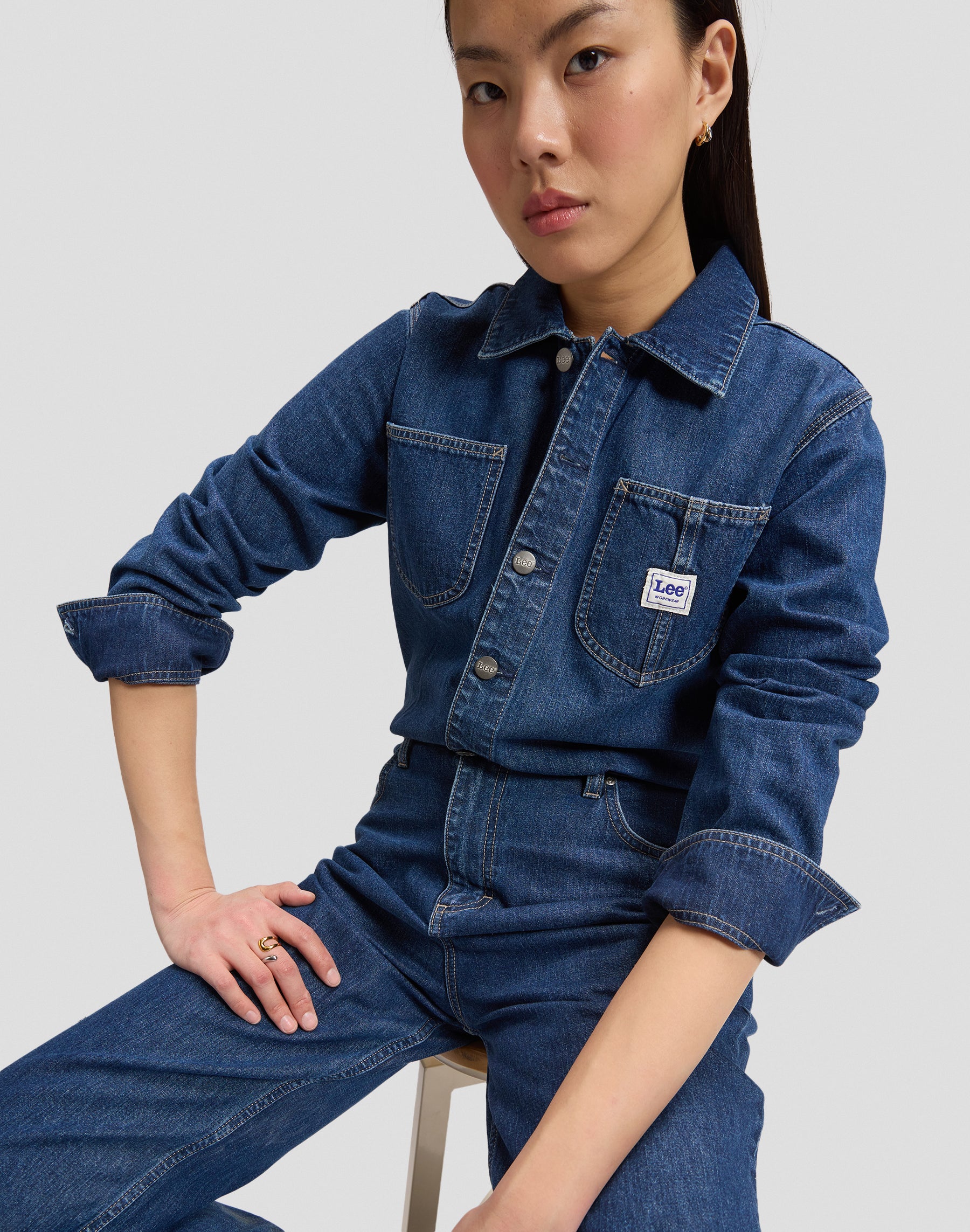 Jumpsuit Chore in Lavish Dark Overall Lee