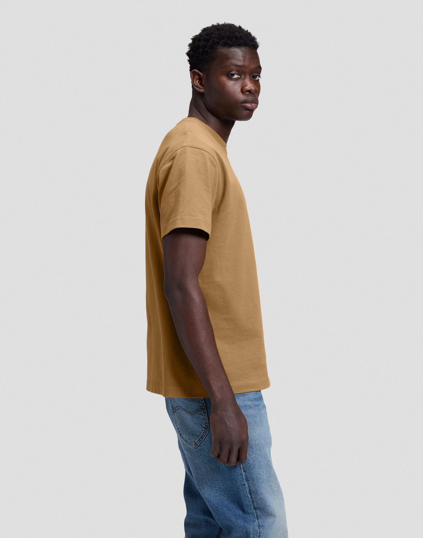 T-Shirt Workwear Soul in Dark Khaki T-Shirts Lee