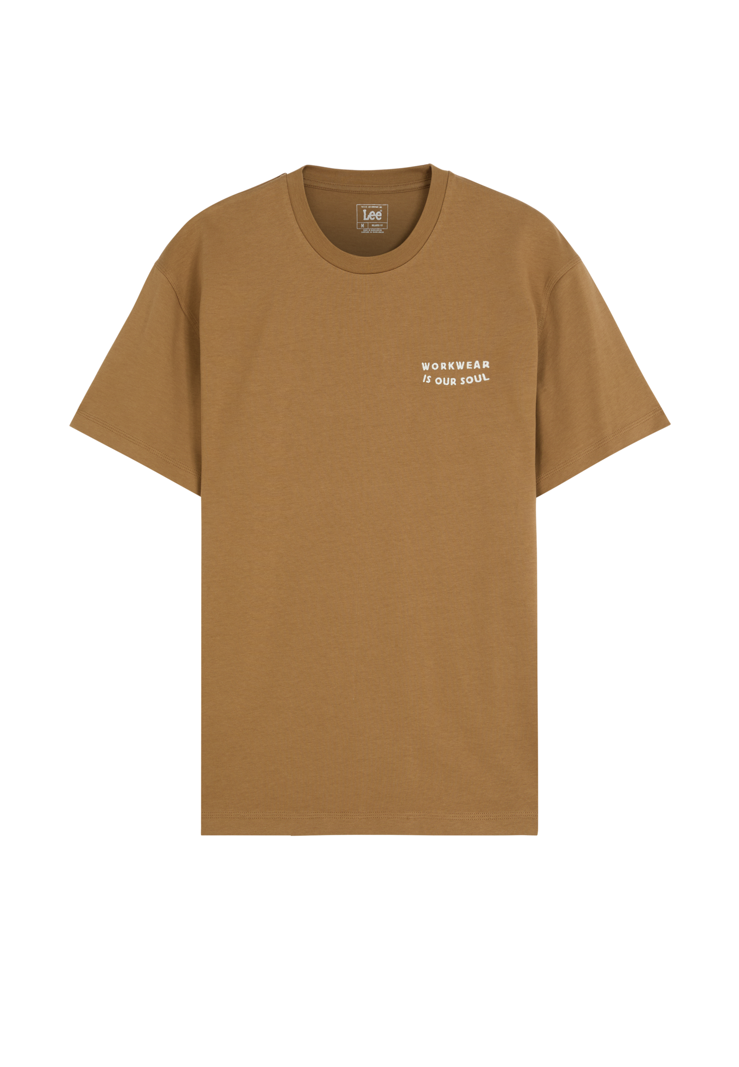 T-Shirt Workwear Soul in Dark Khaki T-Shirts Lee