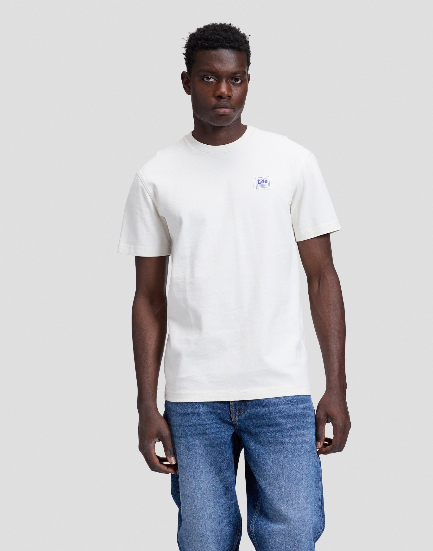 T-Shirt Workwear in Ecru T-Shirts Lee