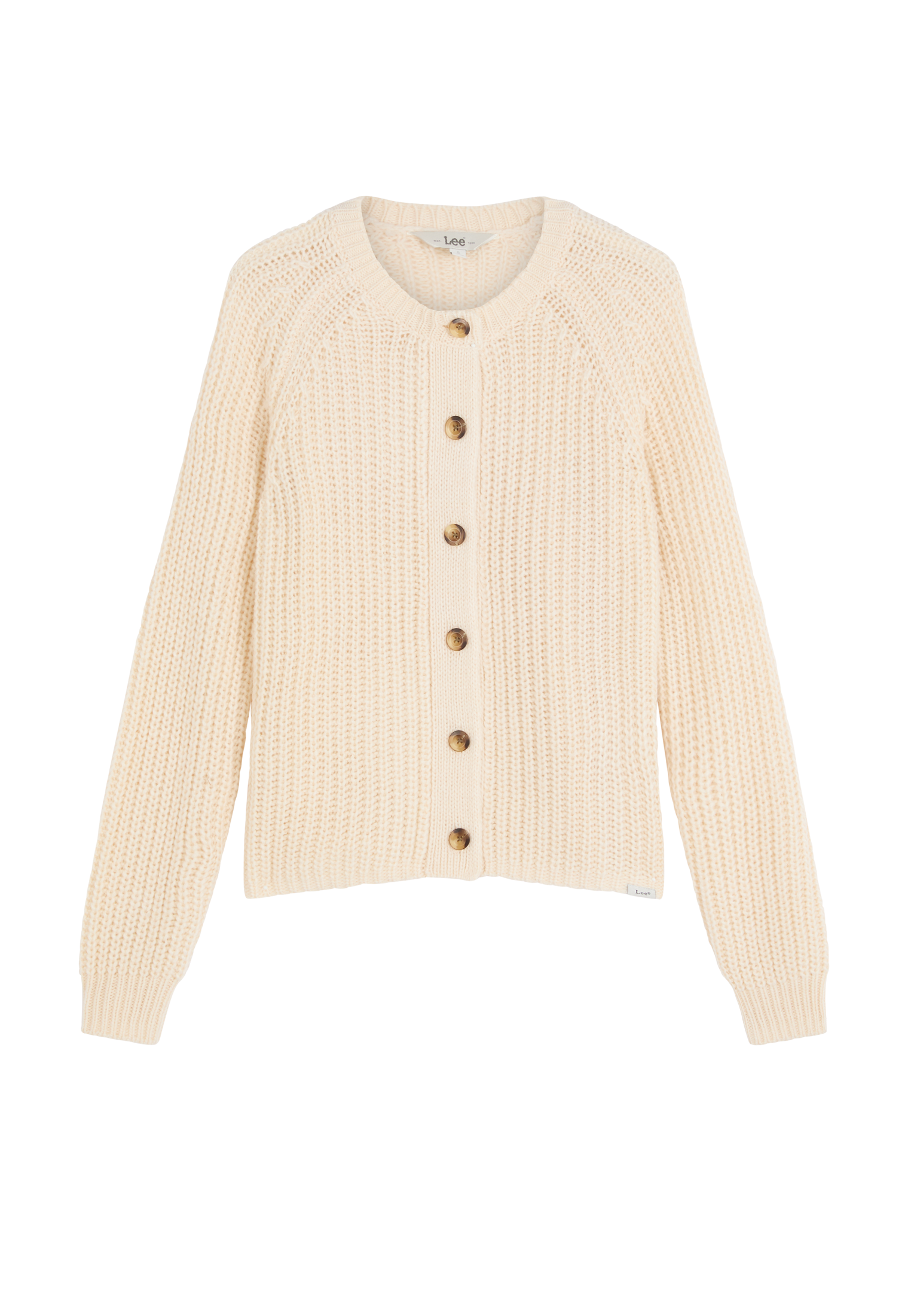 Strickjacke Chunky in Ecru Pullover Lee