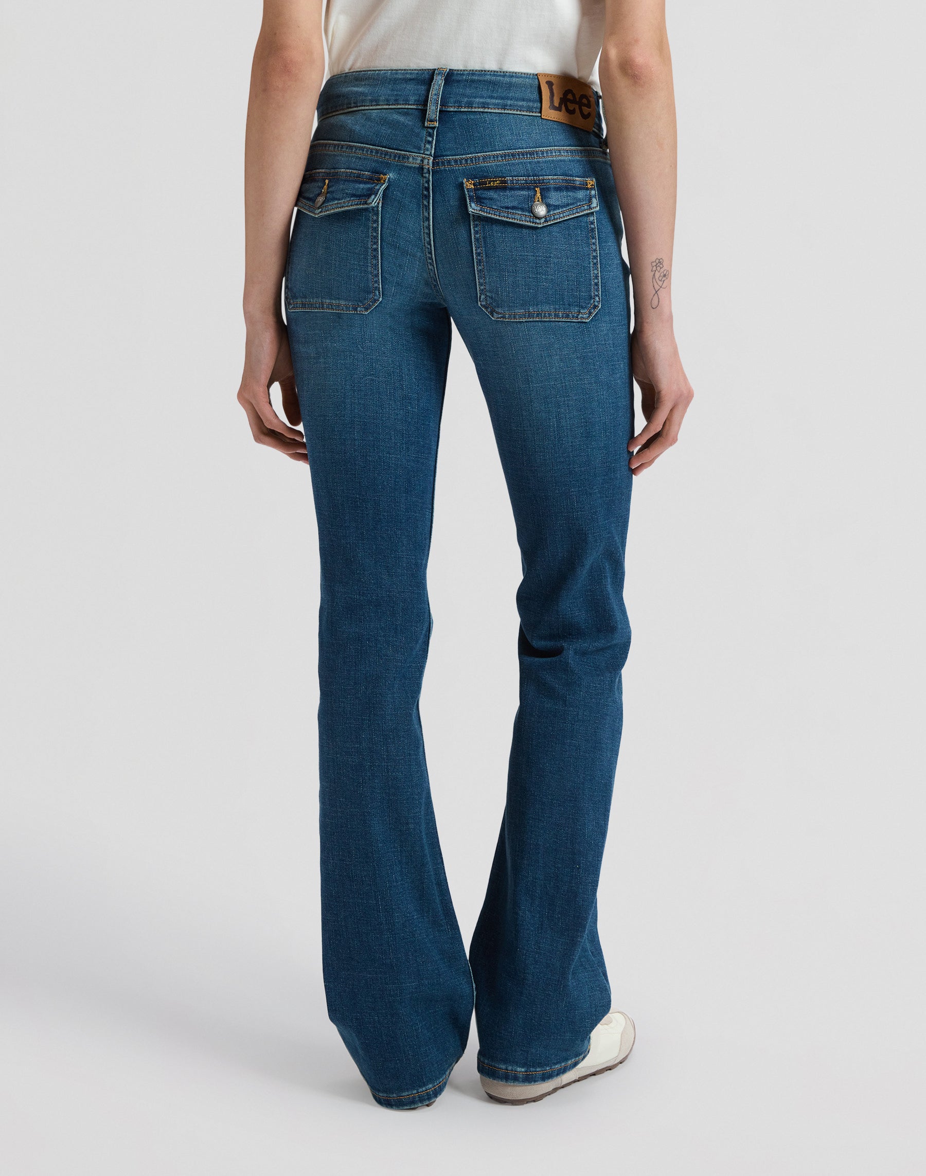Jeans Flap Pocket Jessica in Mid Fade Jeans Lee