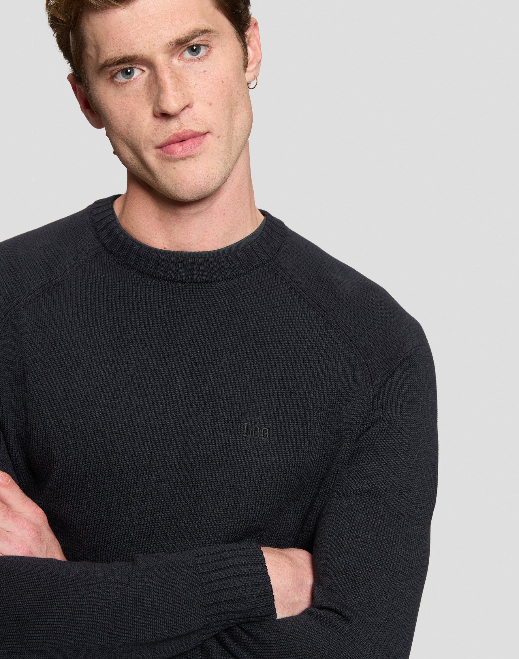 Pullover Raglan in Black Pullover Lee