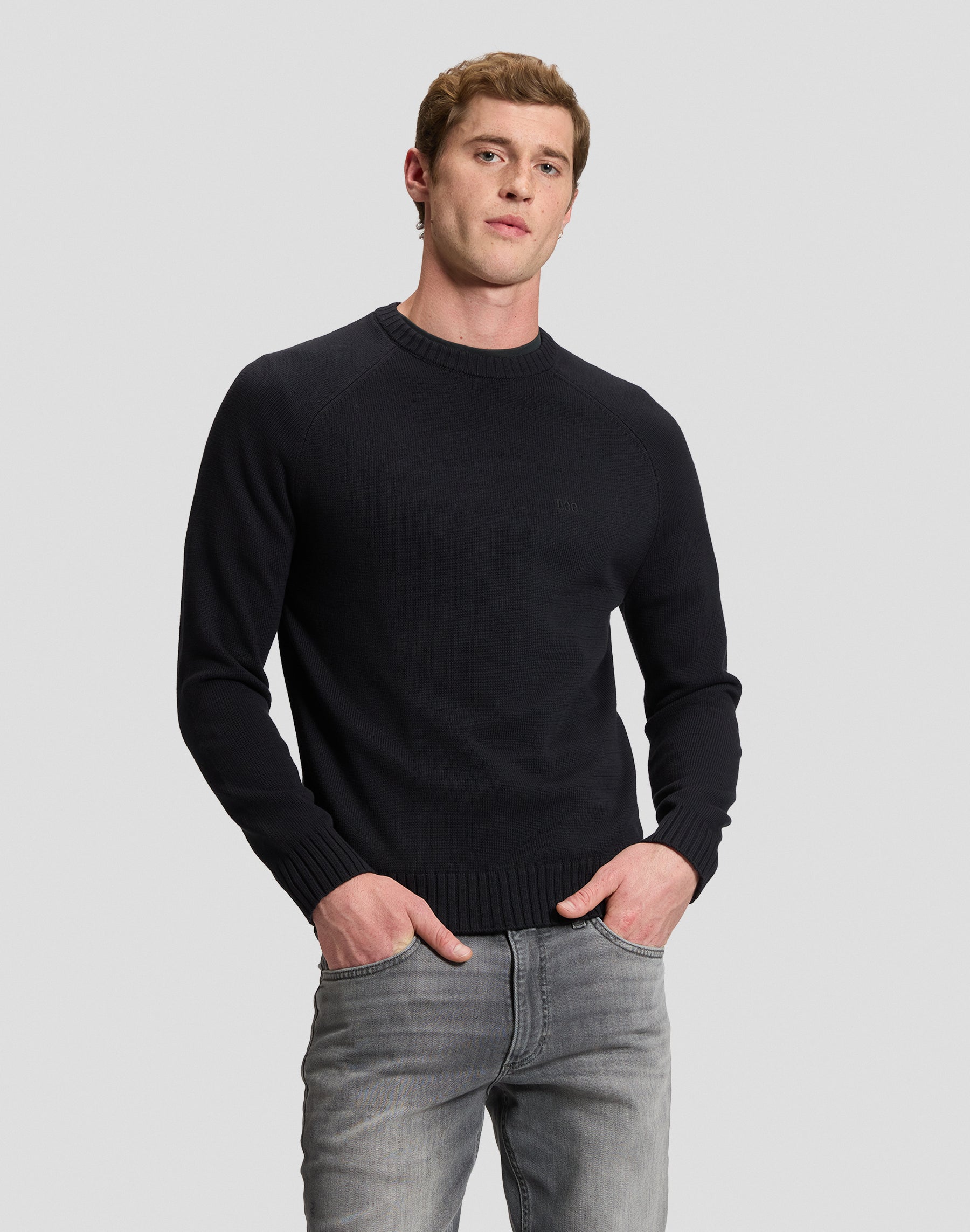 Pullover Raglan in Black Pullover Lee