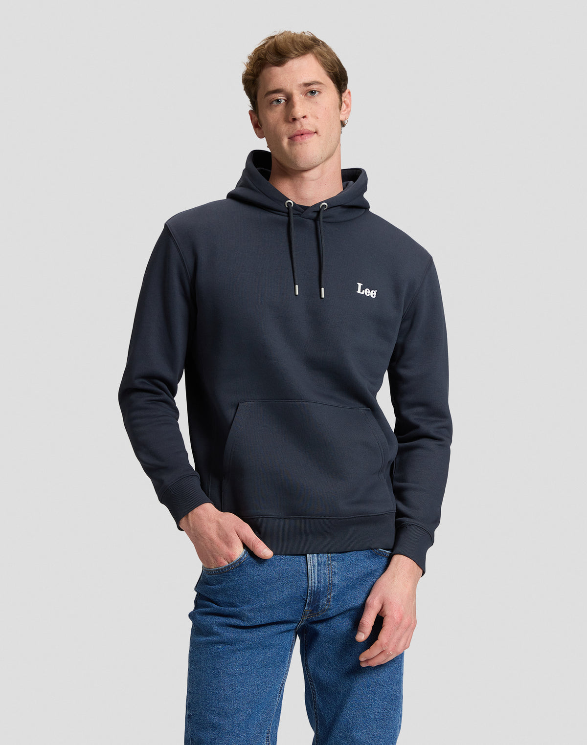 Kapuzenpullover Essential Lee in Rebel Navy Kapuzenpullover Lee